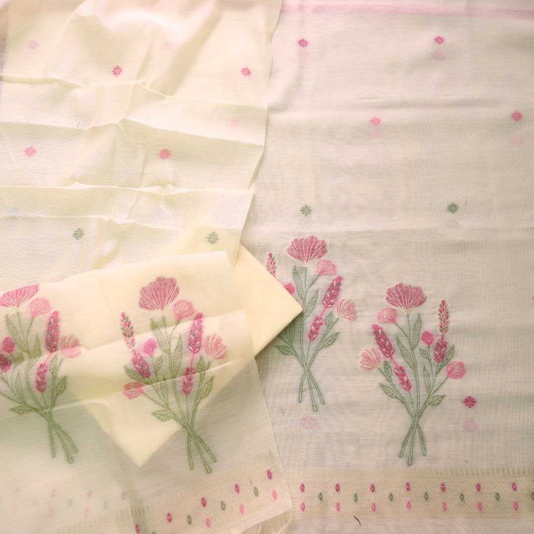 Ynf Soft Cotton KESH505 MUGA COTTON SUIT 501 Suits & Dresses Wedding Collections Festive Collections Wholesale Unstitched Suits Cotton Suits Cotton Dresses Manufacturer