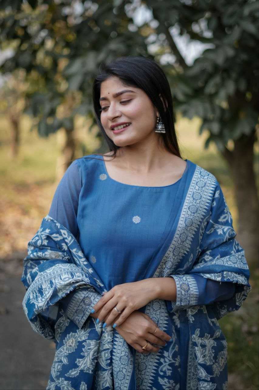 Ynf Soft Cotton KESH532 indigo suit 805 Suits & Dresses Wholesale Ladies Suits Ladies Salwar Suits Party wear suits Manufacturer