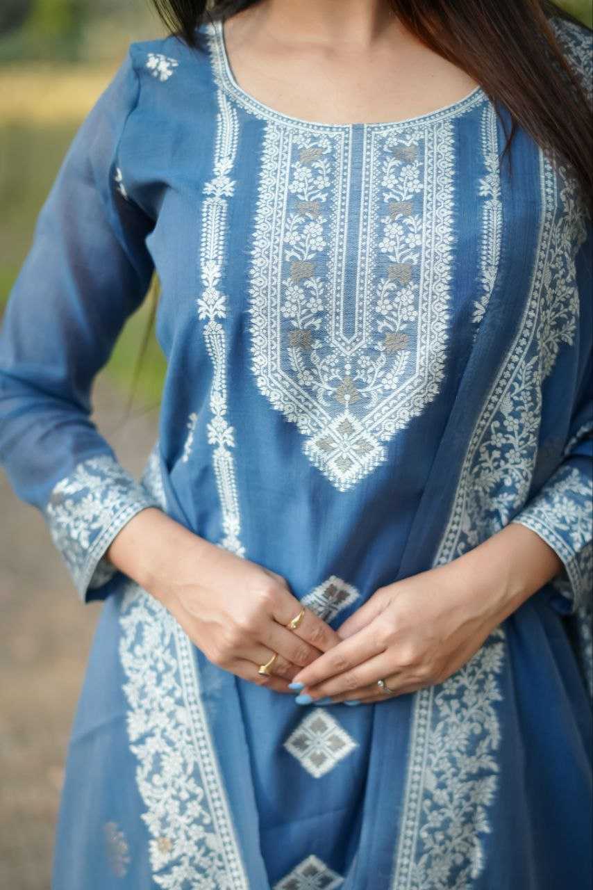 Ynf Soft Cotton KESH532 indigo suit 805 Suits & Dresses Wholesale Ladies Suits Ladies Salwar Suits Party wear suits Manufacturer