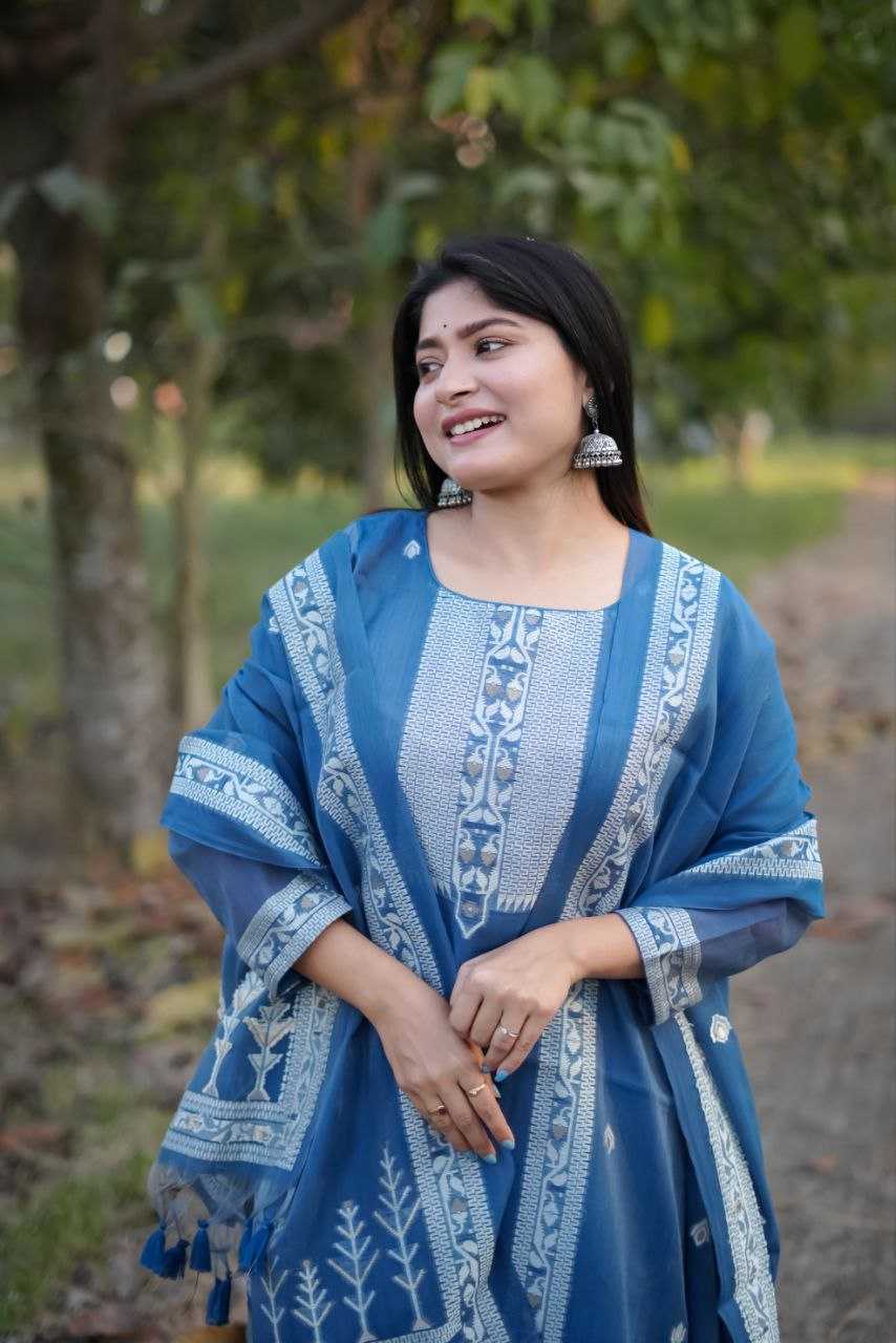 Ynf Soft Cotton KESH532 indigo suit 805 Suits & Dresses Wholesale Ladies Suits Ladies Salwar Suits Party wear suits Manufacturer