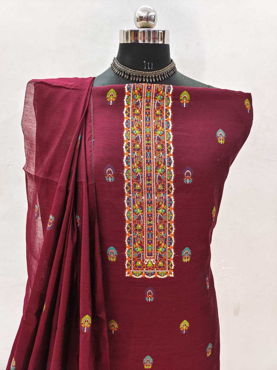 Ynf Soft Cotton KESH532 PASHMINA SUIT 6001 Suits & Dresses Wedding Collections Festive Collections Wholesale Unstitched Suits Cotton Dresses Wedding guest dresses Manufacturer