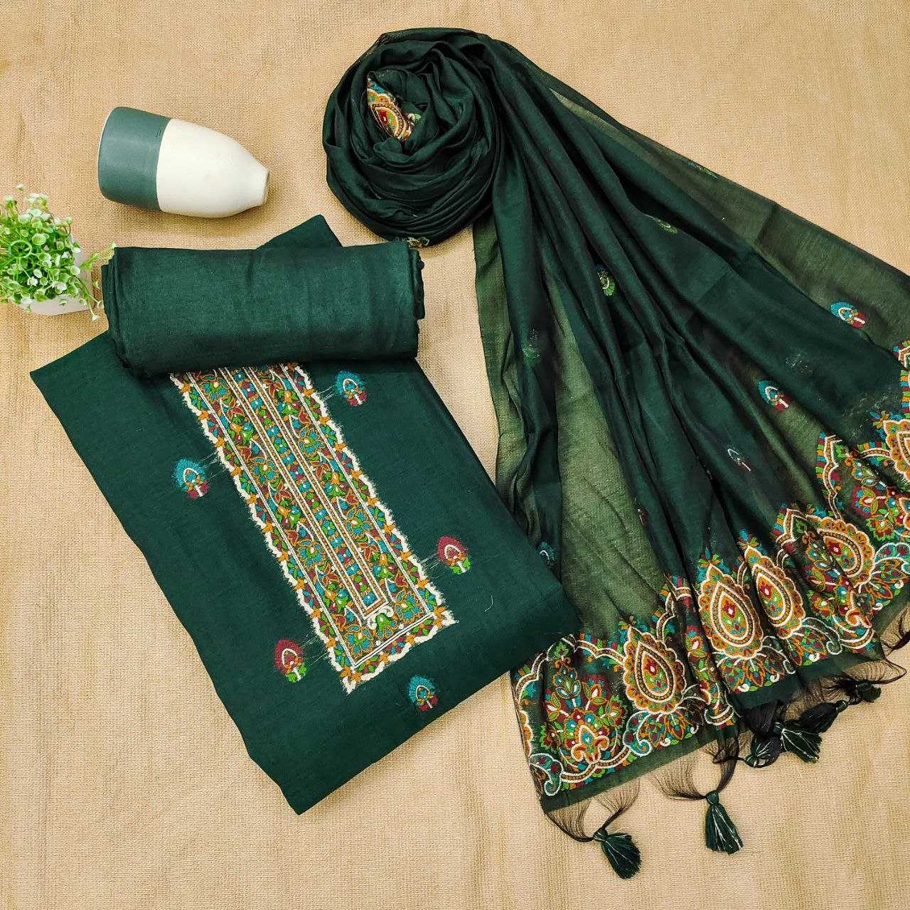 Ynf Soft Cotton KESH532 PASHMINA SUIT 6001 Suits & Dresses Wedding Collections Festive Collections Wholesale Unstitched Suits Cotton Dresses Wedding guest dresses Manufacturer