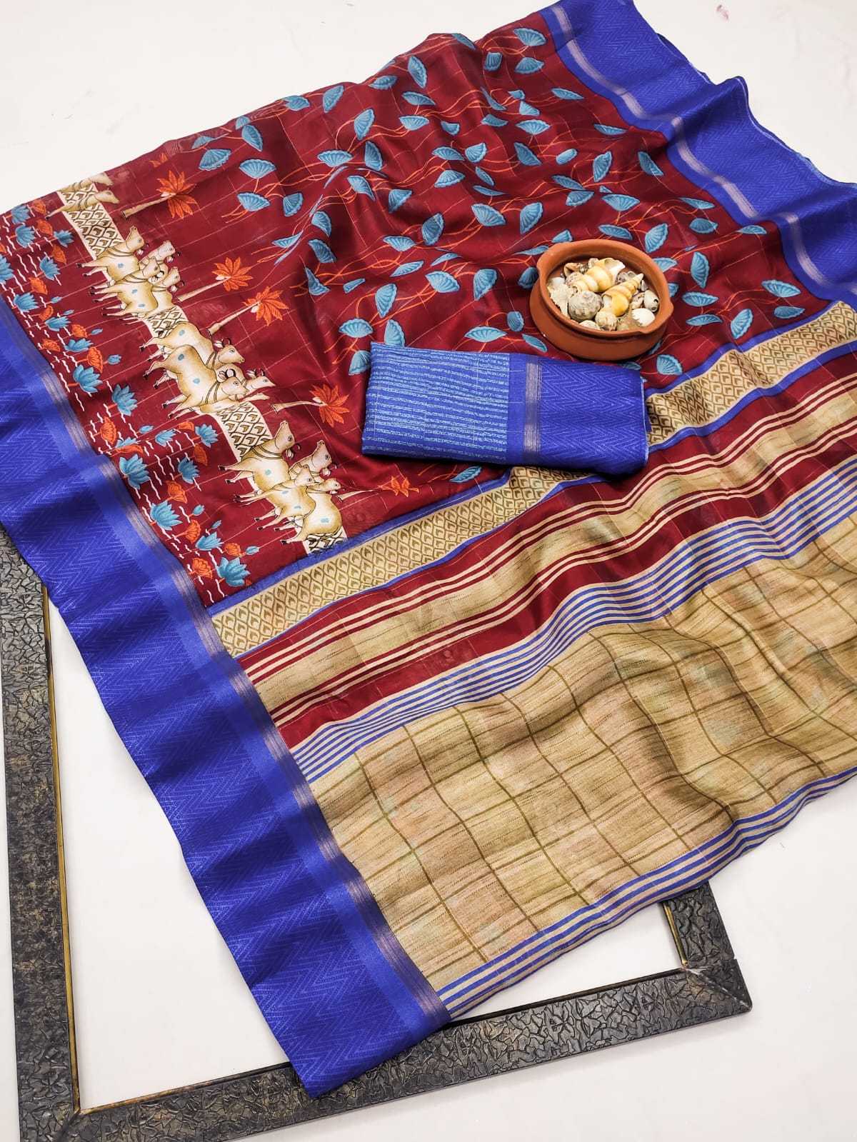 Ynf Soft Cotton RIN203 AMBAR Sarees Wholesale Designer Sarees Cotton Sarees Tussar Sarees Manufacturer