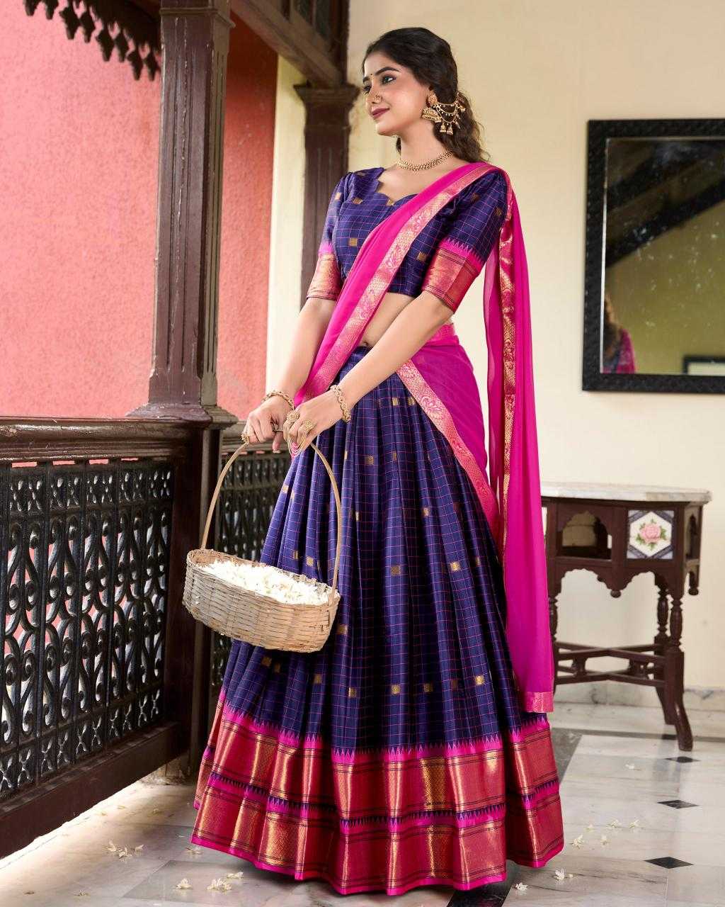 Ynf Soft Cotton Silk KESH134 2050 Lehengas Festive Collections Wholesale Designer Lehenga Silk Lehenga Onam Collections Manufacturer