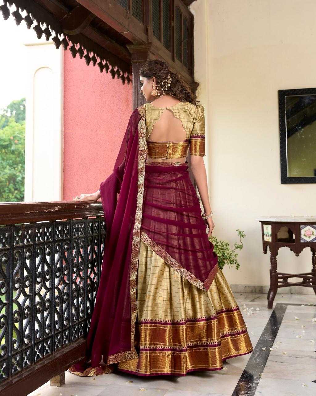 Ynf Soft Cotton Silk KESH134 2050 Lehengas Festive Collections Wholesale Designer Lehenga Silk Lehenga Onam Collections Manufacturer