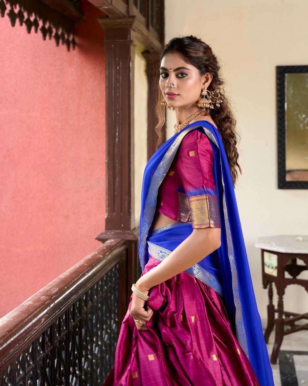 Ynf Soft Cotton Silk KESH134 2050 Lehengas Festive Collections Wholesale Designer Lehenga Silk Lehenga Onam Collections Manufacturer