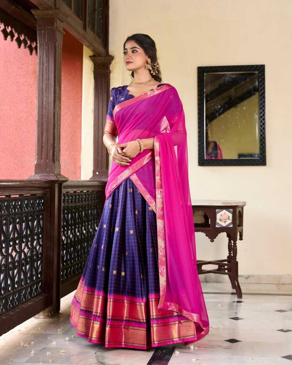 Ynf Soft Cotton Silk KESH134 2050 Lehengas Festive Collections Wholesale Designer Lehenga Silk Lehenga Onam Collections Manufacturer