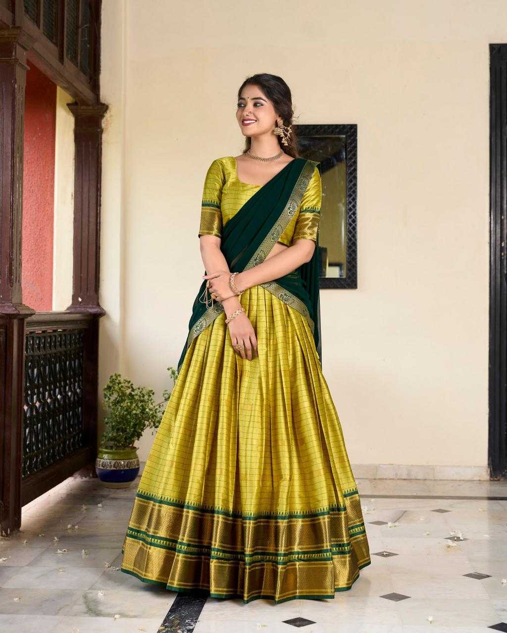 Ynf Soft Cotton Silk KESH134 2050 Lehengas Festive Collections Wholesale Designer Lehenga Silk Lehenga Onam Collections Manufacturer