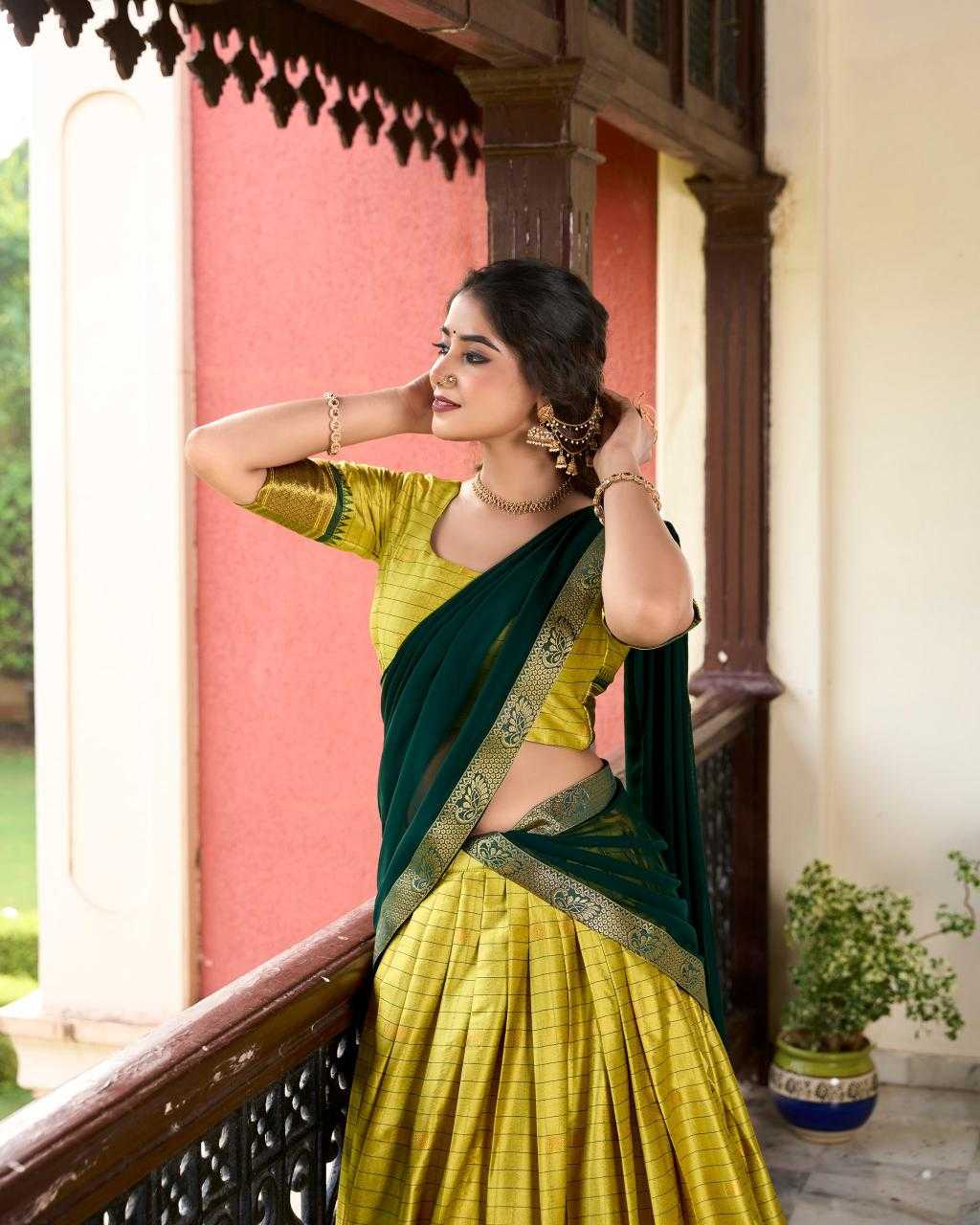 Ynf Soft Cotton Silk KESH134 2050 Lehengas Festive Collections Wholesale Designer Lehenga Silk Lehenga Onam Collections Manufacturer