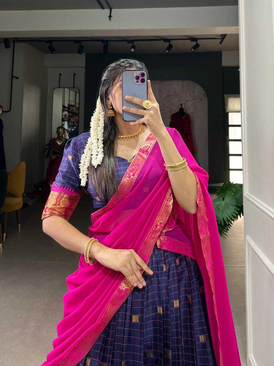 Ynf Soft Cotton Silk KESH134 2050 Lehengas Festive Collections Wholesale Designer Lehenga Silk Lehenga Onam Collections Manufacturer