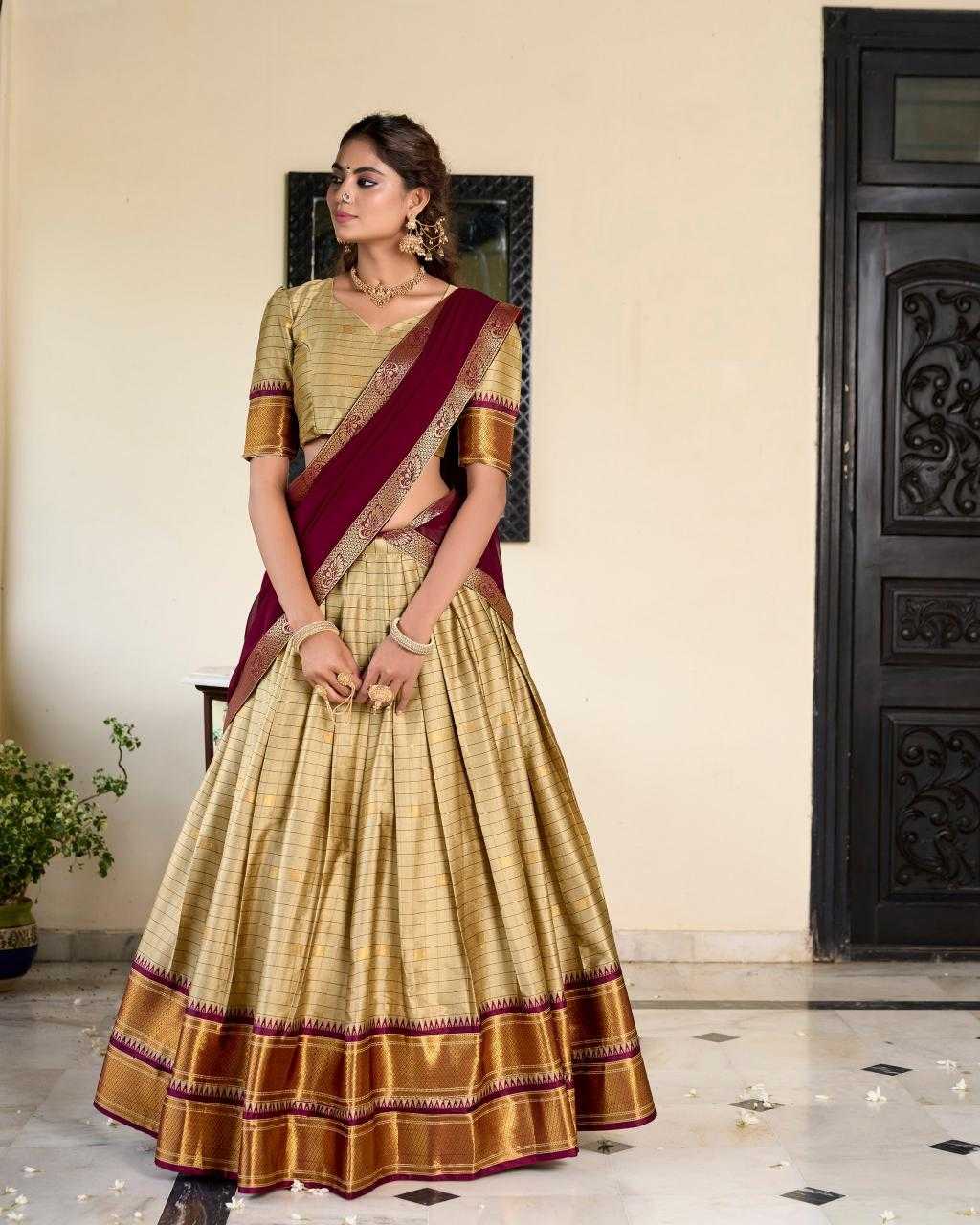 Ynf Soft Cotton Silk KESH134 2050 Lehengas Festive Collections Wholesale Designer Lehenga Silk Lehenga Onam Collections Manufacturer