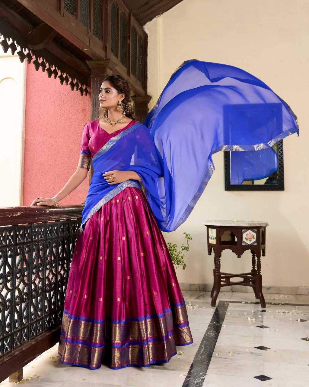Ynf Soft Cotton Silk KESH134 2050 Lehengas Festive Collections Wholesale Designer Lehenga Silk Lehenga Onam Collections Manufacturer