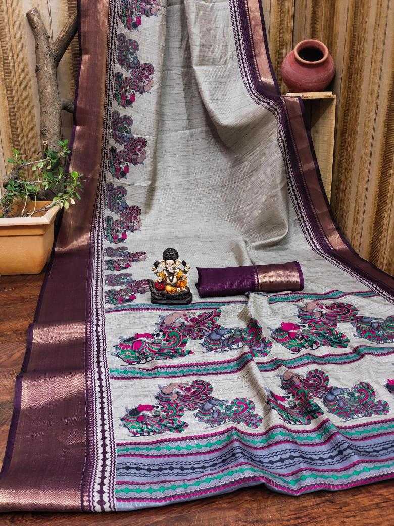 Ynf Soft Cotton Silk RIN183 BRISHTI Silk Sarees Wholesale Handloom Sarees Cotton Silk Sarees Kalamkari Silk Sarees Manufacturer