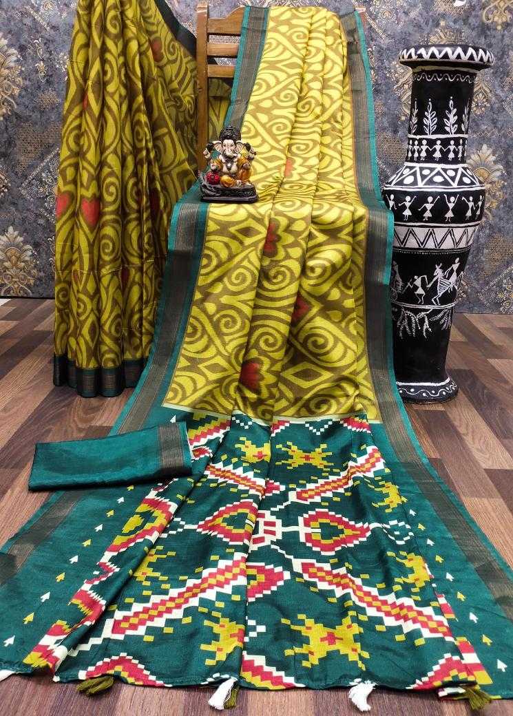 Ynf Soft Cotton Silk RIN183 PRAMILA Silk Sarees Wedding Collections Wholesale Printed Silk Saree Cotton Silk Sarees Ikkat Silk Sarees Manufacturer