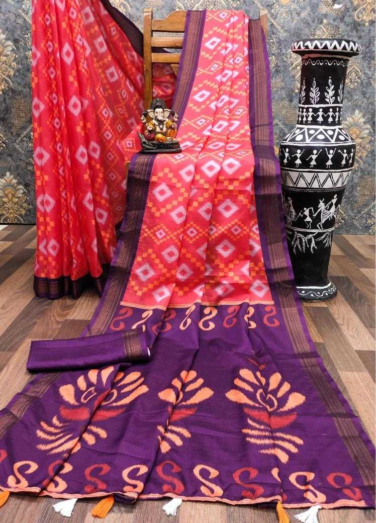 Ynf Soft Cotton Silk RIN183 PRAMILA Silk Sarees Wedding Collections Wholesale Printed Silk Saree Cotton Silk Sarees Ikkat Silk Sarees Manufacturer