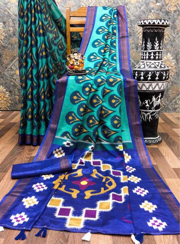 Ynf Soft Cotton Silk RIN183 PRAMILA Silk Sarees Wedding Collections Wholesale Printed Silk Saree Cotton Silk Sarees Ikkat Silk Sarees Manufacturer