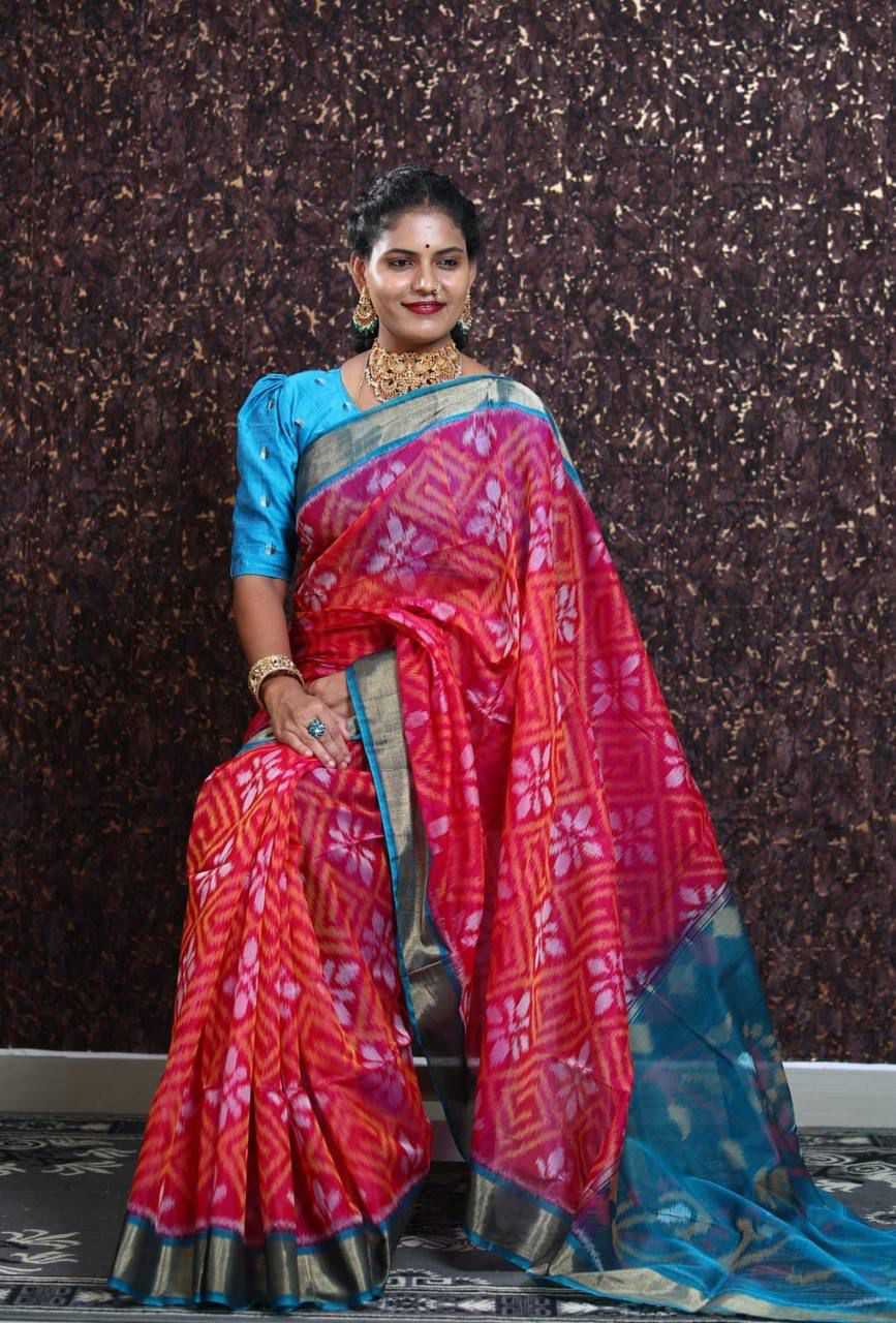 Ynf Soft Cotton Silk RIN183 PRAMILA Silk Sarees Wedding Collections Wholesale Printed Silk Saree Cotton Silk Sarees Ikkat Silk Sarees Manufacturer