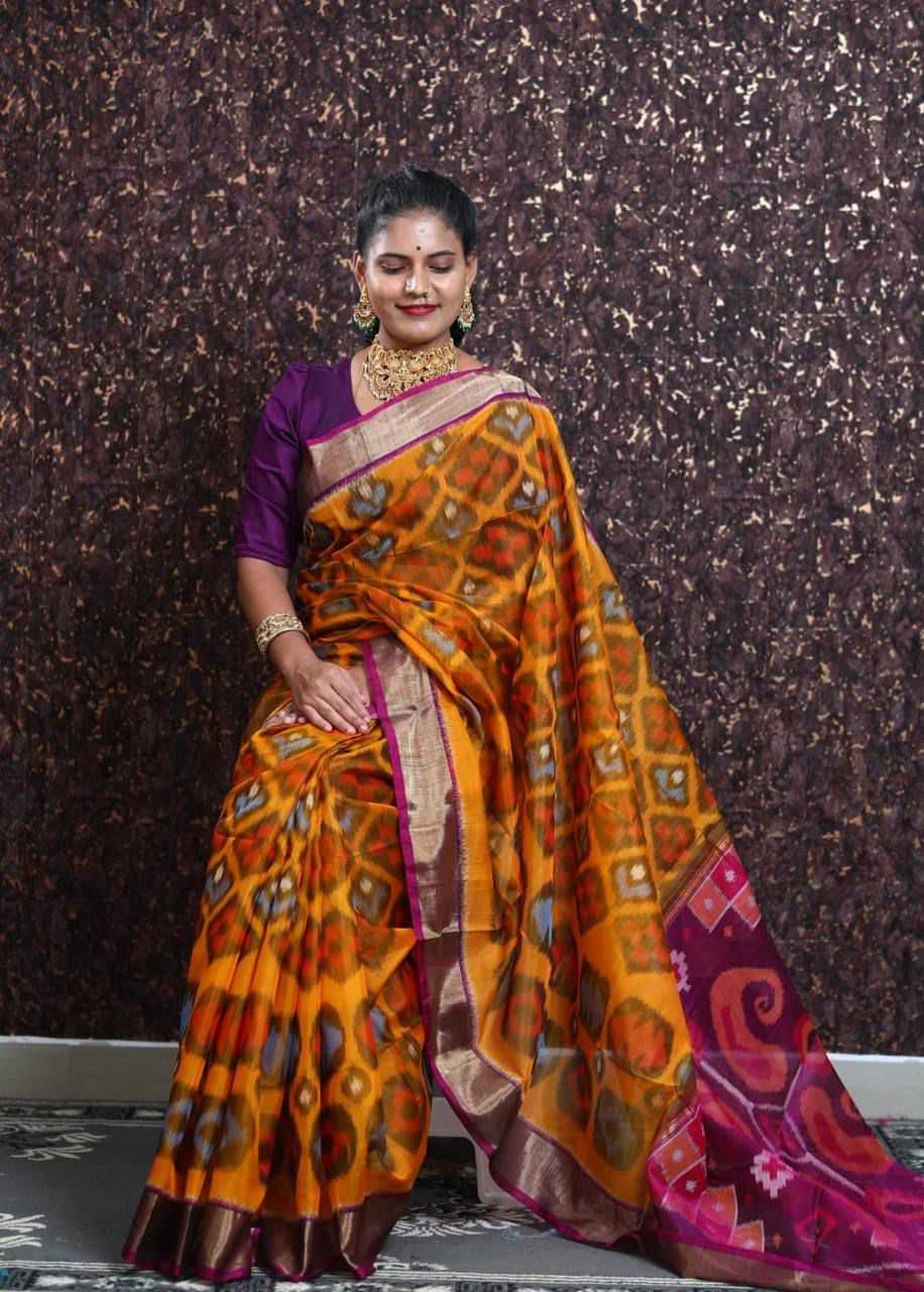 Ynf Soft Cotton Silk RIN183 PRAMILA Silk Sarees Wedding Collections Wholesale Printed Silk Saree Cotton Silk Sarees Ikkat Silk Sarees Manufacturer