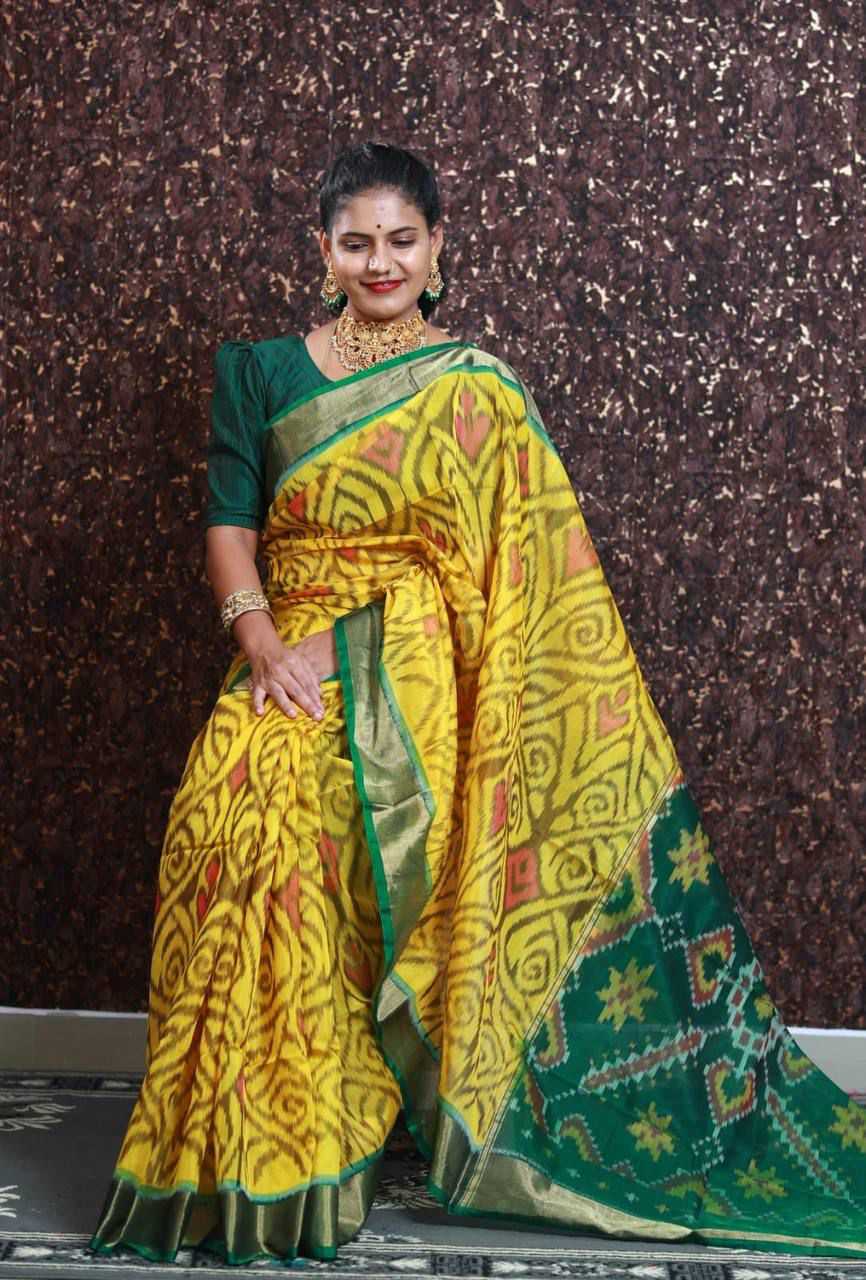 Ynf Soft Cotton Silk RIN183 PRAMILA Silk Sarees Wedding Collections Wholesale Printed Silk Saree Cotton Silk Sarees Ikkat Silk Sarees Manufacturer