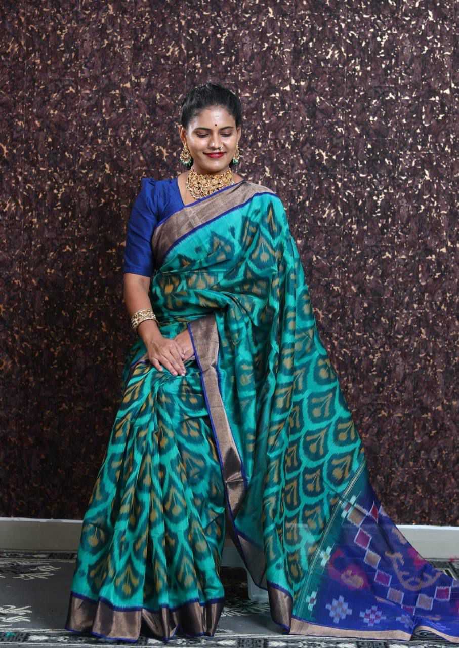 Ynf Soft Cotton Silk RIN183 PRAMILA Silk Sarees Wedding Collections Wholesale Printed Silk Saree Cotton Silk Sarees Ikkat Silk Sarees Manufacturer