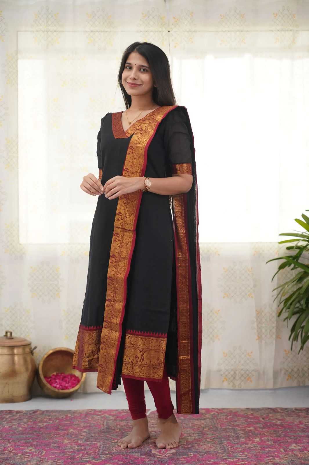Ynf Soft Cotton Silk RIN222 SI-254 Suits & Dresses Wholesale Ladies Silk Suit Party wear suits Designer Suits Manufacturer