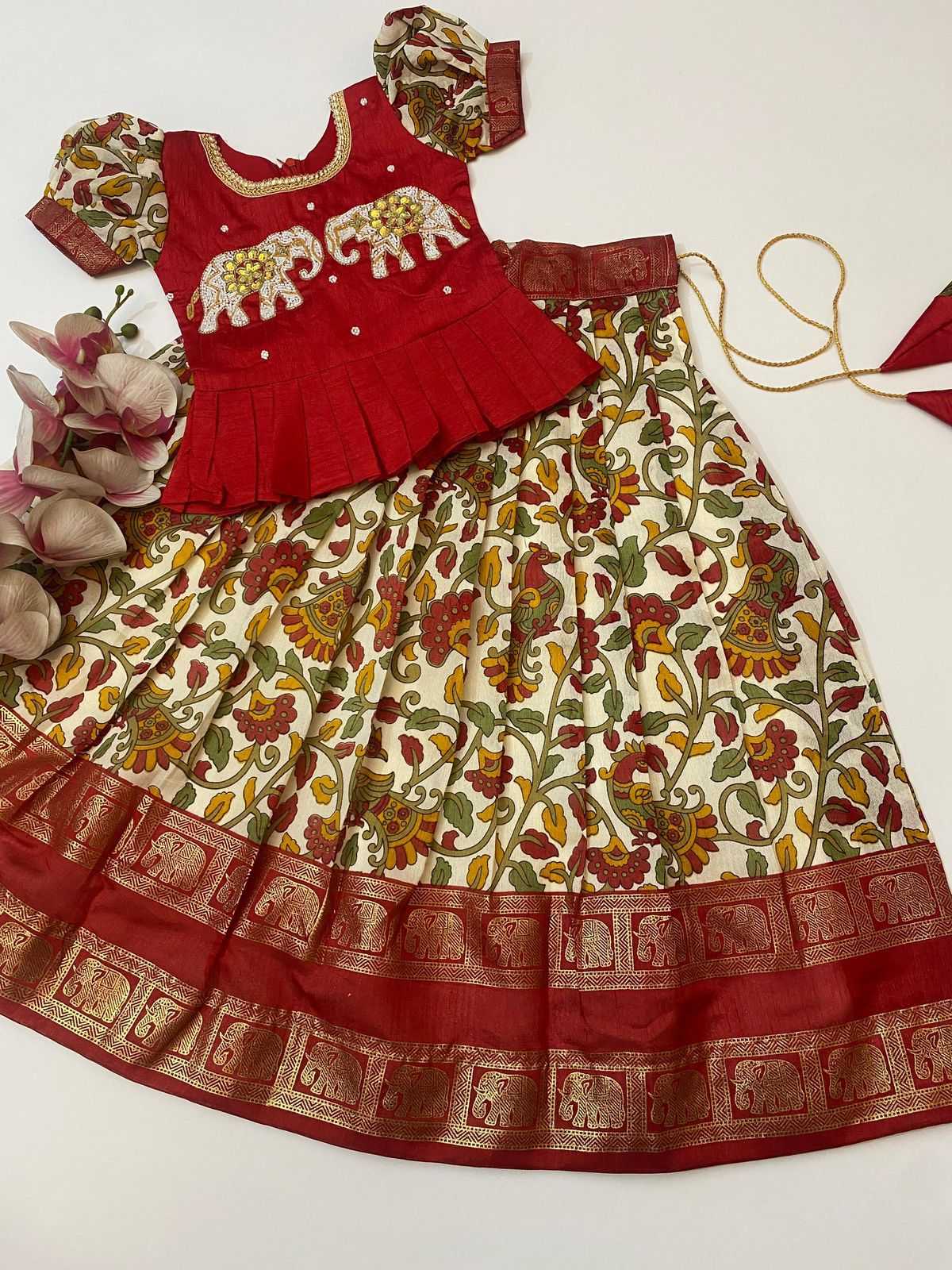 Ynf Soft Dola RIN235 Frills Kids Wear Wholesale Kids Lehenga Kids Lehenga Choli Baby Girl Lehenga Manufacturer