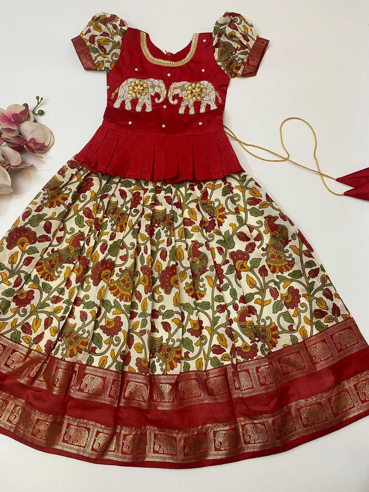 Ynf Soft Dola RIN235 Frills Kids Wear Wholesale Kids Lehenga Kids Lehenga Choli Baby Girl Lehenga Manufacturer