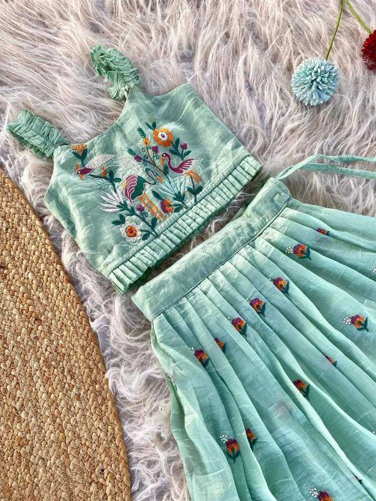 Ynf Soft Gold Crush KESH249 KPS050525 Kids Wear Wholesale Kids Lehenga Kids Lehenga Choli Baby Girl Lehenga Manufacturer