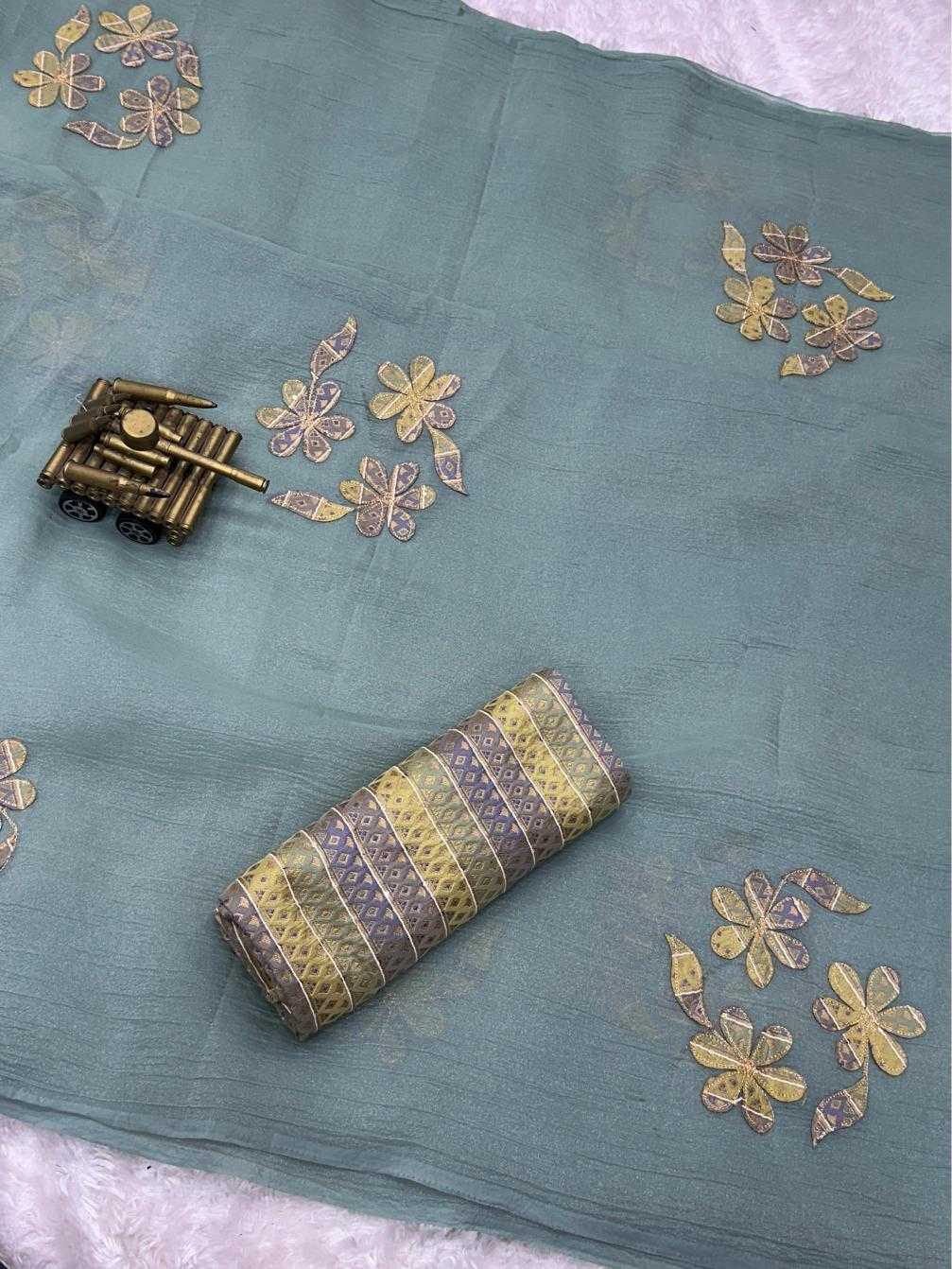 Ynf Soft Gold Crush KESH500 Super Mario Sarees Wholesale Designer Sarees Party Wear Sarees Jacquard Saree Manufacturer