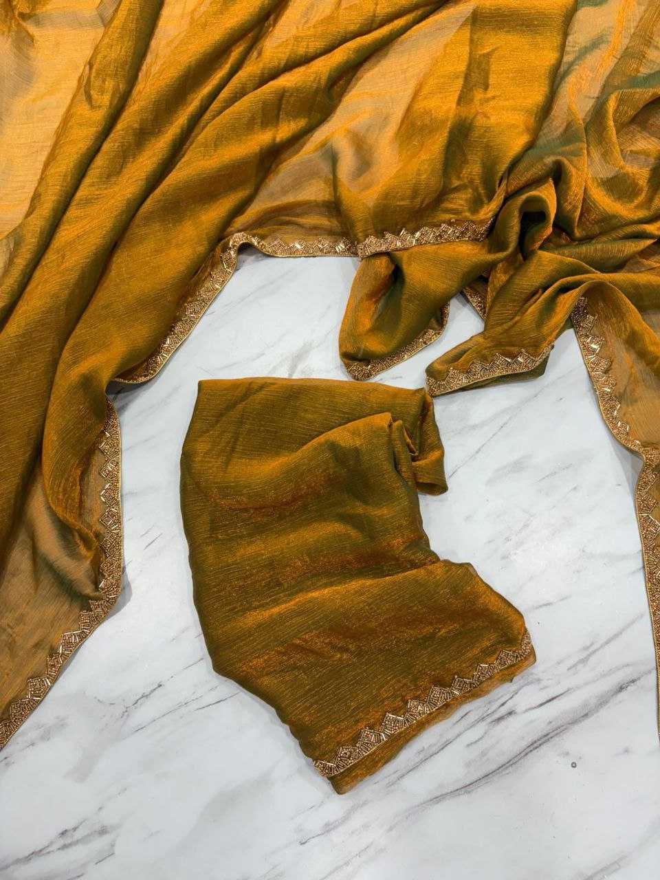 Ynf Soft Gold Crush KESH508 73 Sarees Wholesale Fancy Sarees Manufacturer