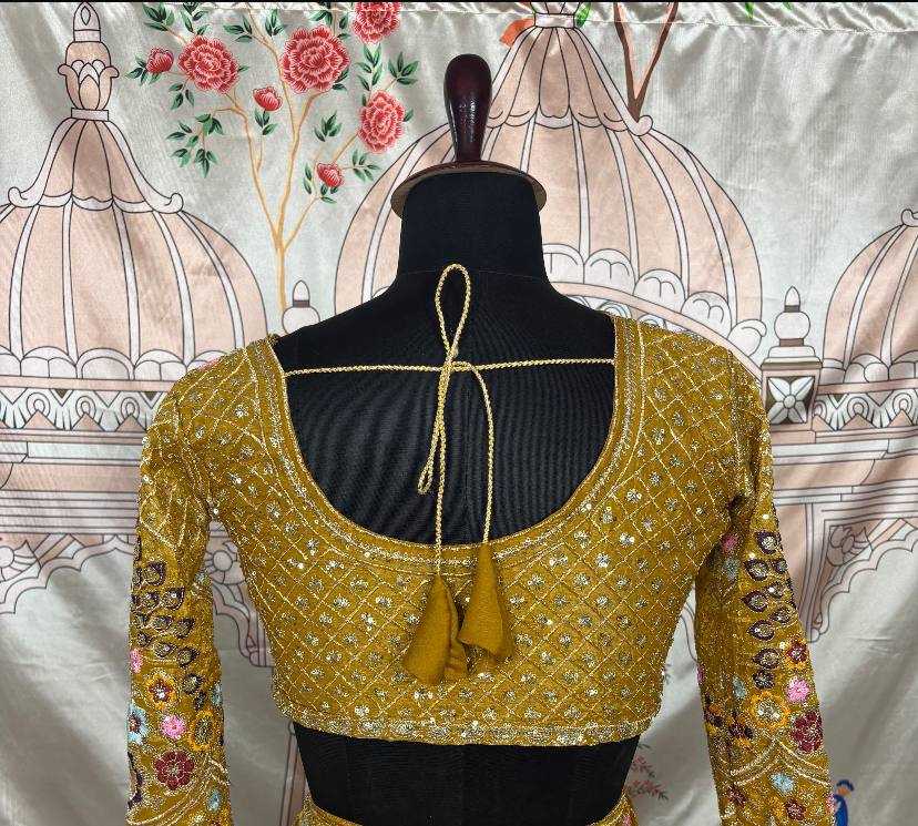 Ynf Soft Gold Crush KESH512 1773 Lehengas Wedding Collections Festive Collections Wholesale Designer Lehenga Embroidered Lehenga Lehenga With Cancan Manufacturer