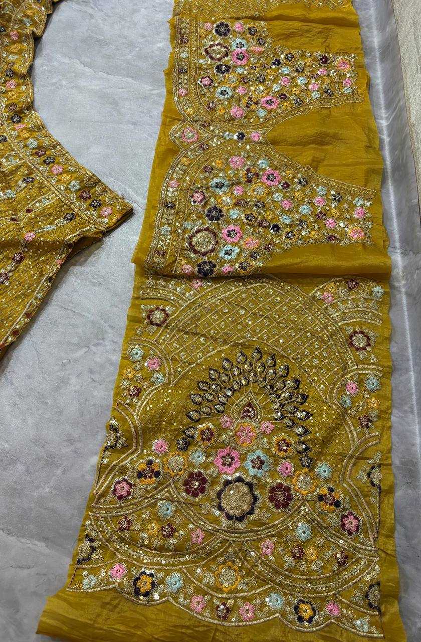 Ynf Soft Gold Crush KESH512 1773 Lehengas Wedding Collections Festive Collections Wholesale Designer Lehenga Embroidered Lehenga Lehenga With Cancan Manufacturer