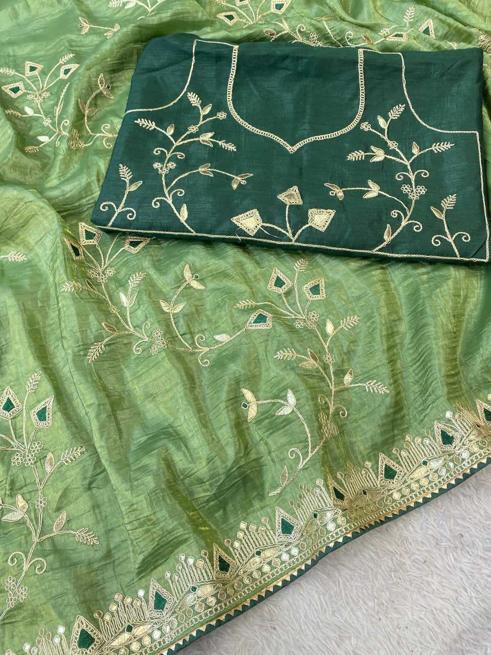 Ynf Soft Gold Crush KESH514 DAGA Sarees Wedding Collections Festive Collections Wholesale Designer Sarees Embroidered Sarees Sarees With Blouse Manufacturer