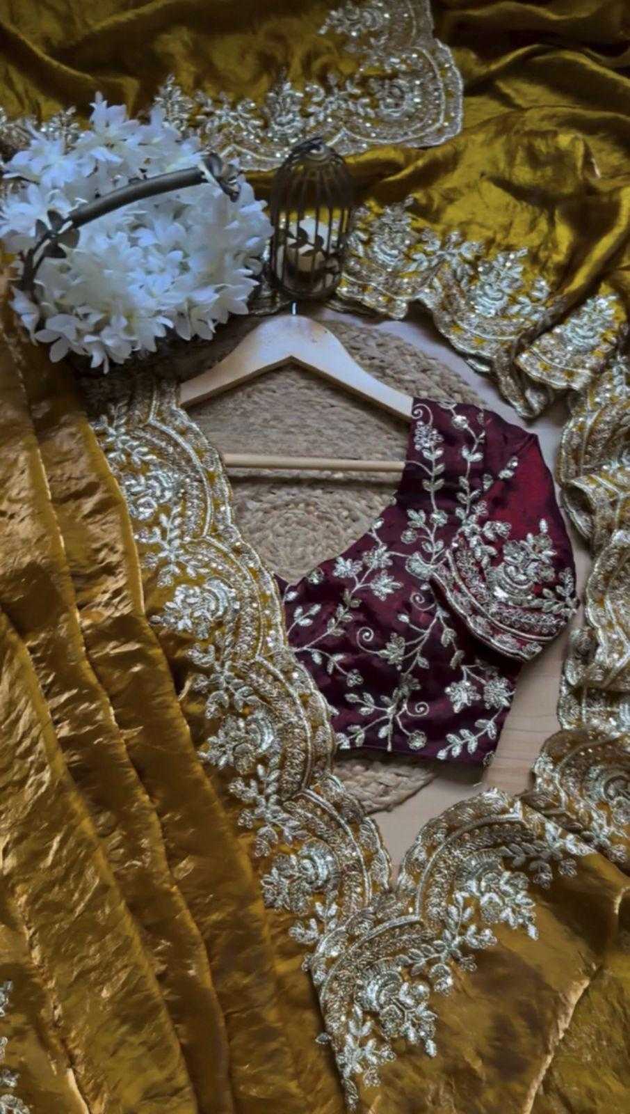 Ynf Soft Gold Crush RIN164 classy vibe Sarees Wholesale Designer Sarees Party Wear Sarees Zari Border Sarees Manufacturer