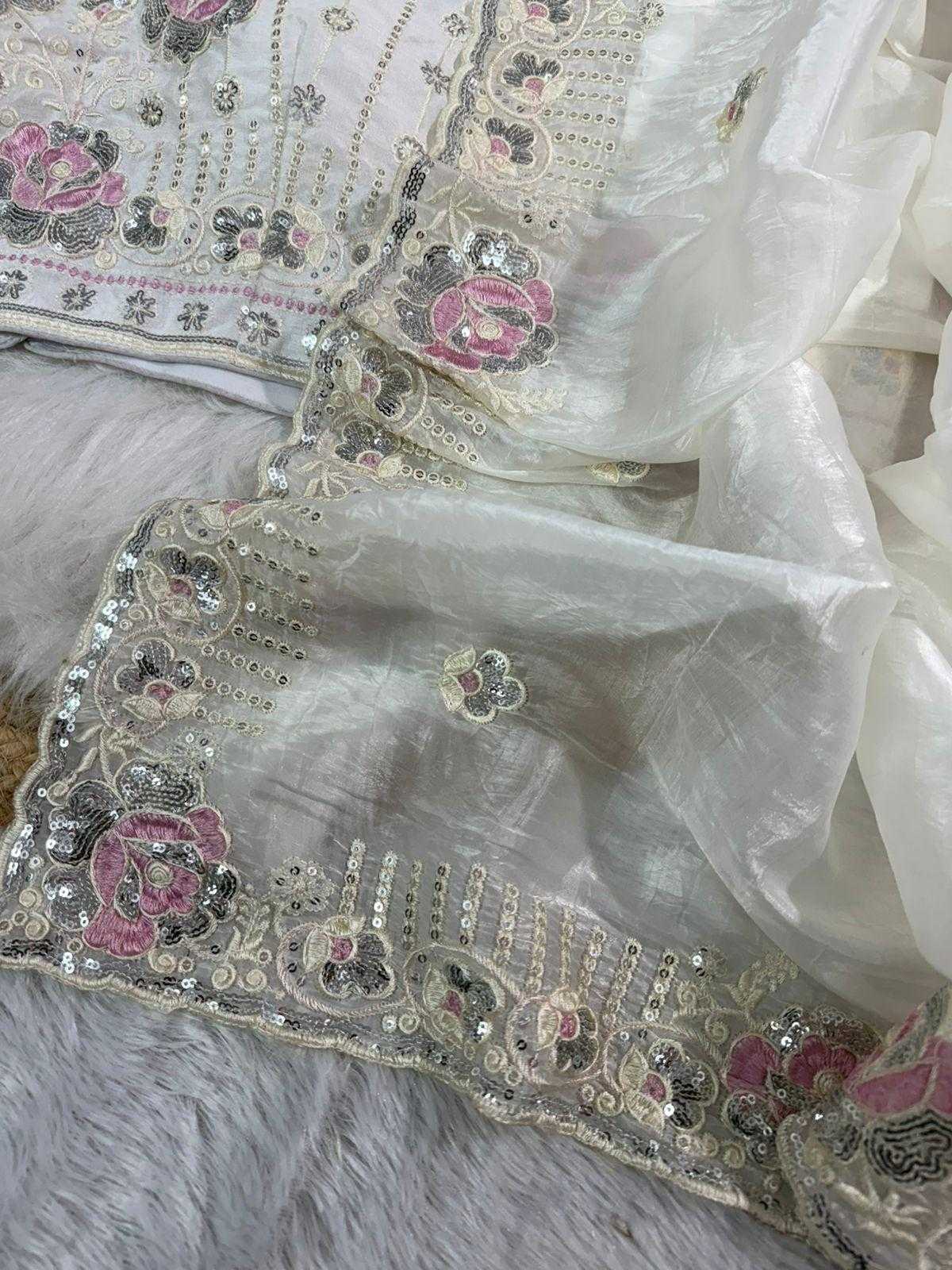 Ynf Soft Gold Crush RIN164 glamour Sarees Festive Collections Wholesale Sequence Sarees Embroidered Sarees Onam Collections Manufacturer