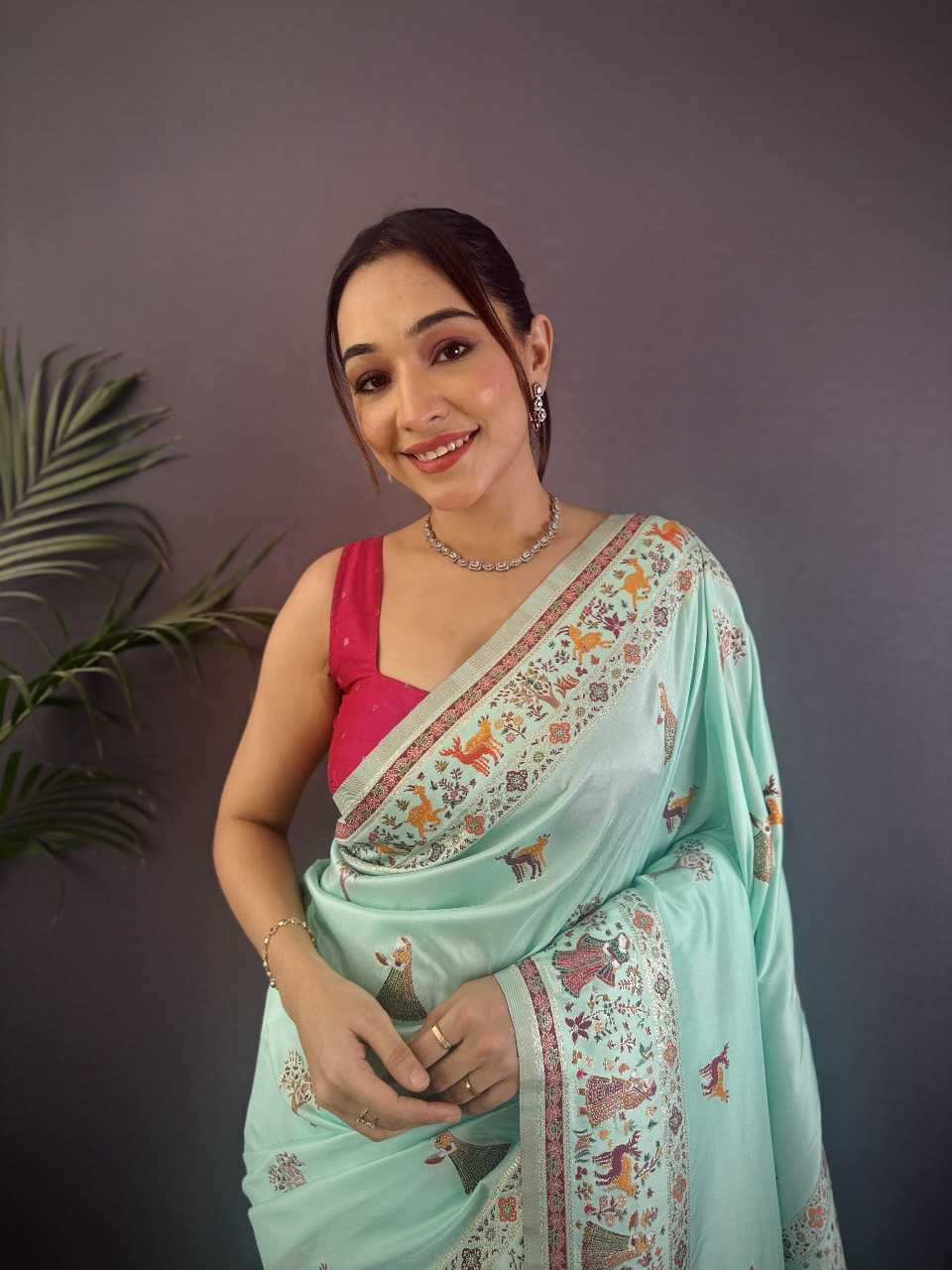 Ynf Soft Kashmiri Silk RIN197 3065 Silk Sarees Wholesale Bridal Silk Sarees Party Wear Silk Sarees Designer Silk Sarees Manufacturer