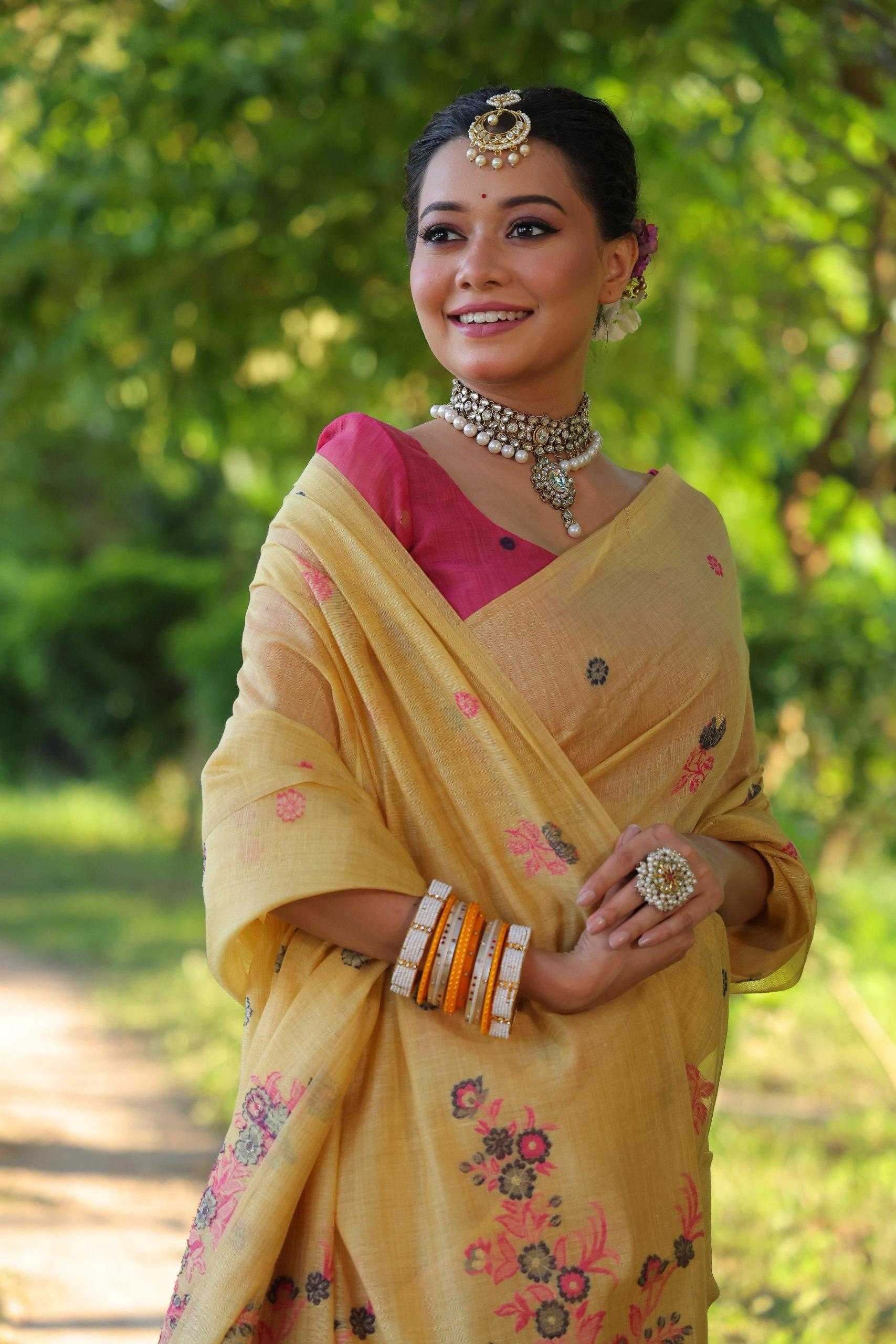 Ynf Soft Muga Silk KESH532 MUGA COTTON 220 Sarees Wholesale Designer Sarees Party Wear Sarees Fancy Sarees Manufacturer