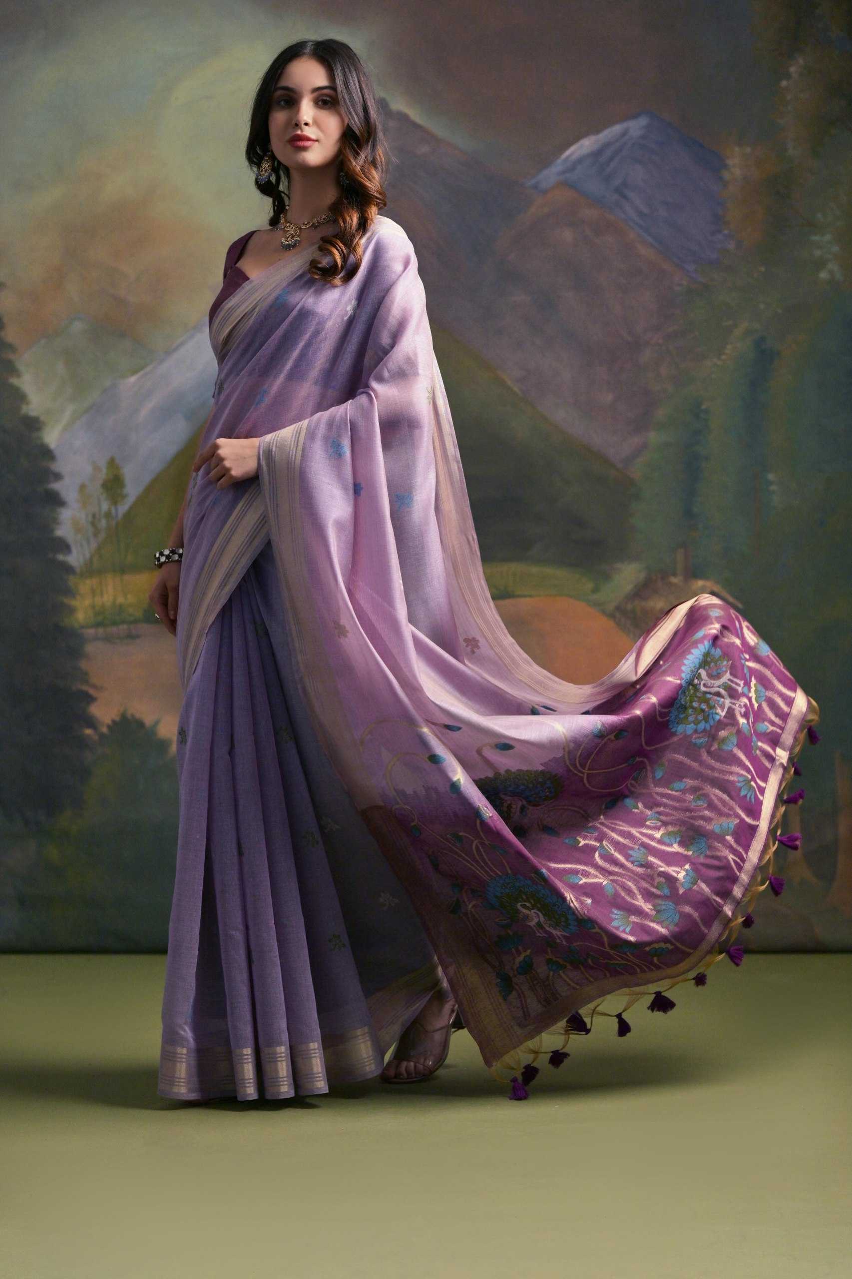 Ynf Soft Muga Silk KESH532 MUGA COTTON 406 Sarees Wholesale Designer Sarees Butta Sarees Traditional Sarees Manufacturer