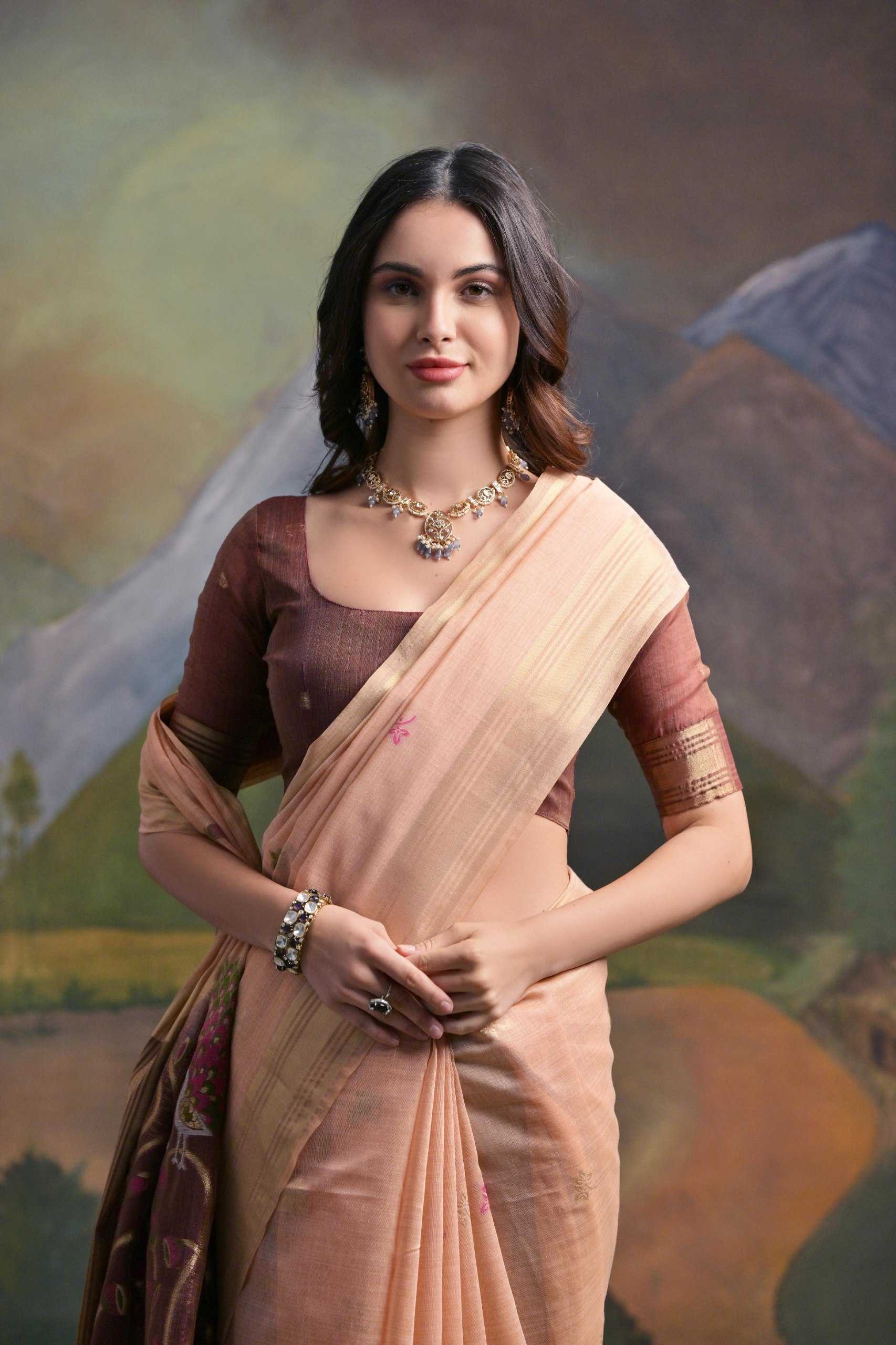 Ynf Soft Muga Silk KESH532 MUGA COTTON 406 Sarees Wholesale Designer Sarees Butta Sarees Traditional Sarees Manufacturer