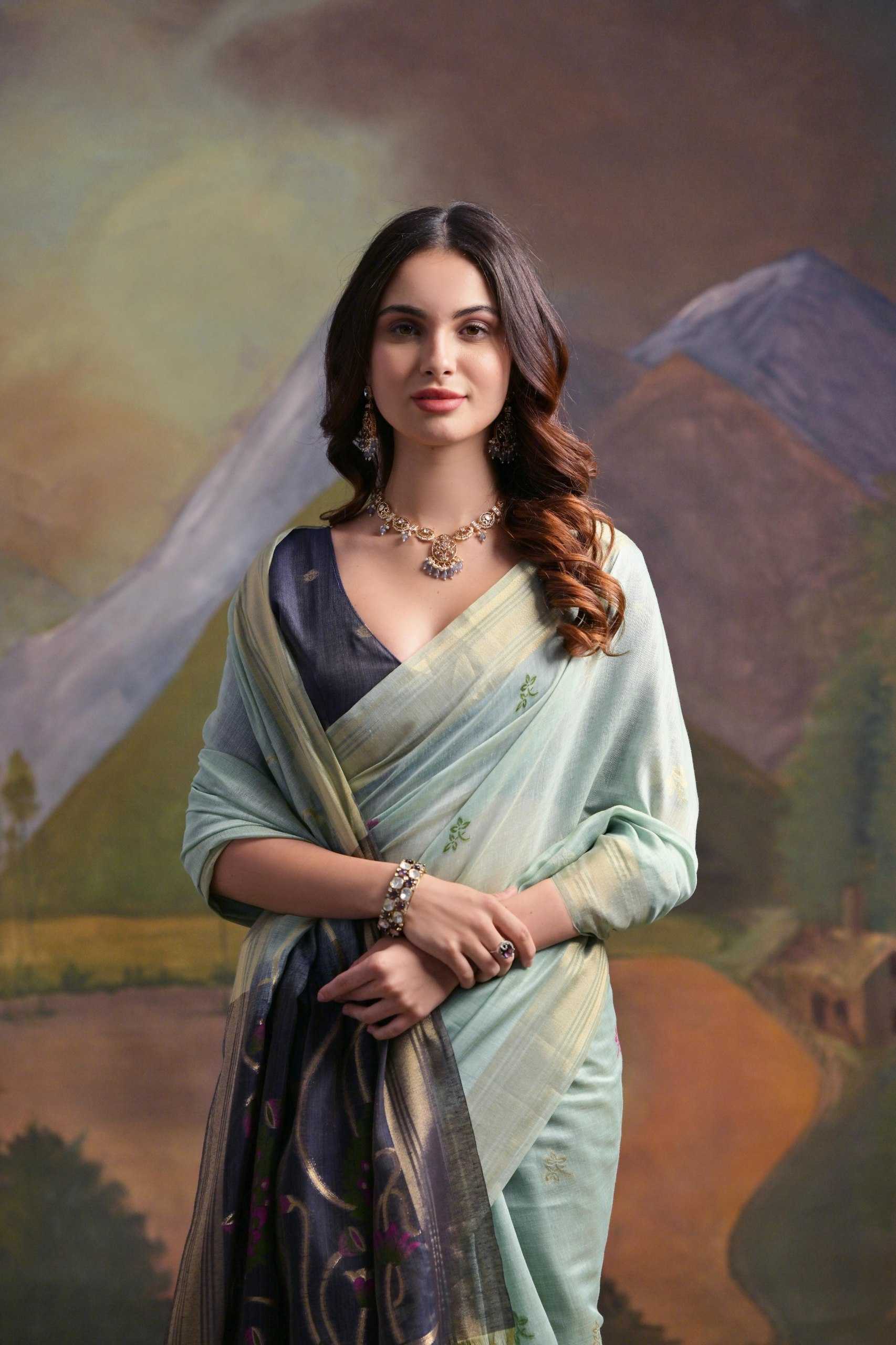 Ynf Soft Muga Silk KESH532 MUGA COTTON 406 Sarees Wholesale Designer Sarees Butta Sarees Traditional Sarees Manufacturer