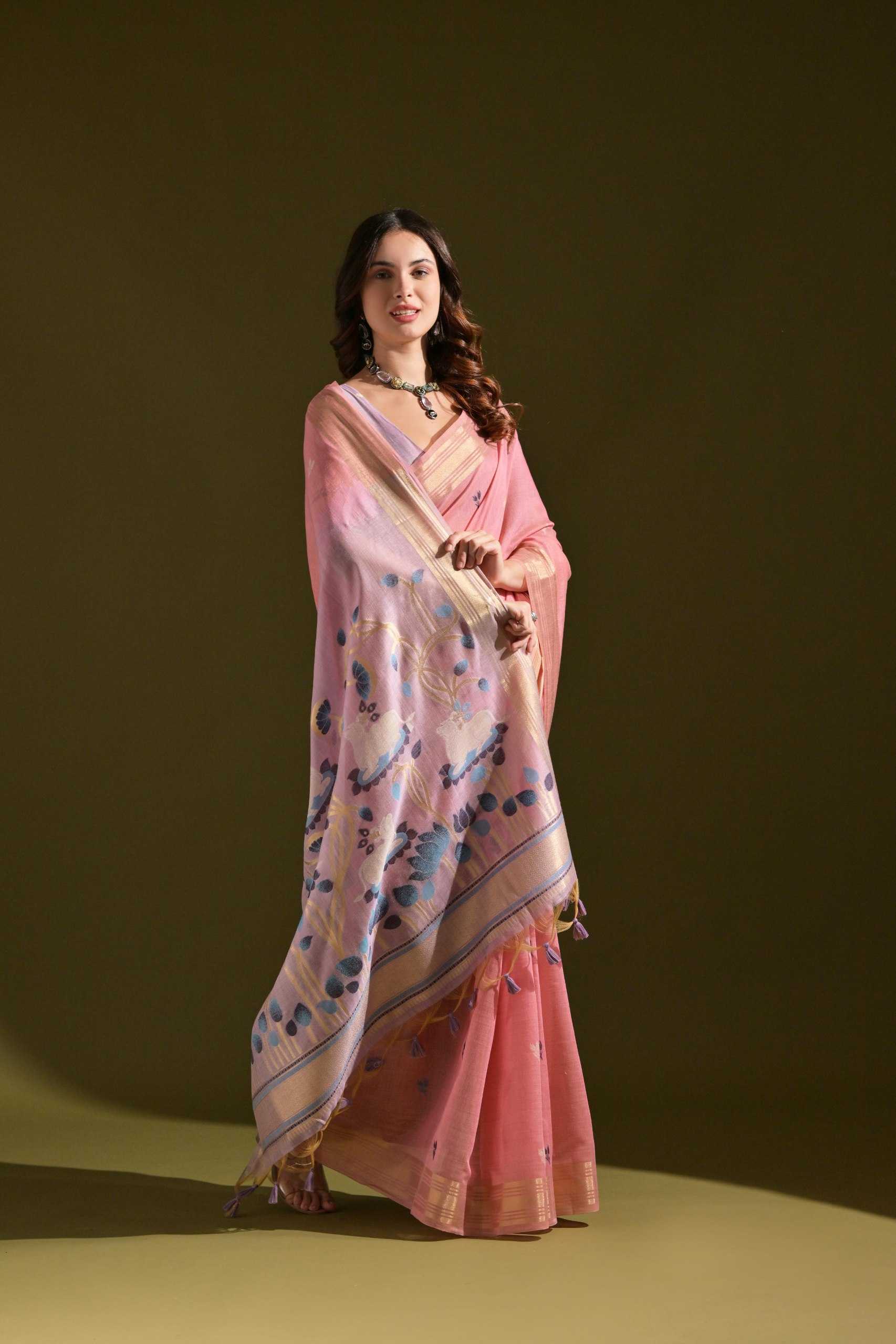 Ynf Soft Muga Silk KESH532 Muga Cotton 408 Sarees Wholesale Designer Sarees Butta Sarees Cotton Sarees Manufacturer