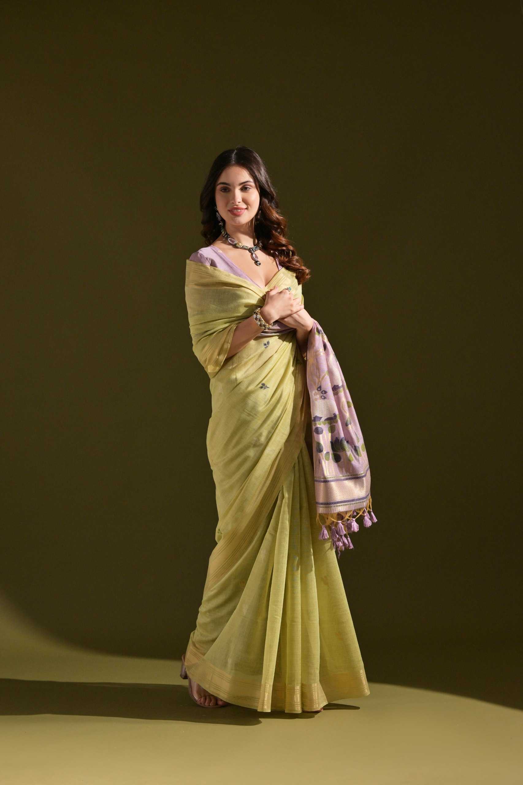 Ynf Soft Muga Silk KESH532 Muga Cotton 408 Sarees Wholesale Designer Sarees Butta Sarees Cotton Sarees Manufacturer