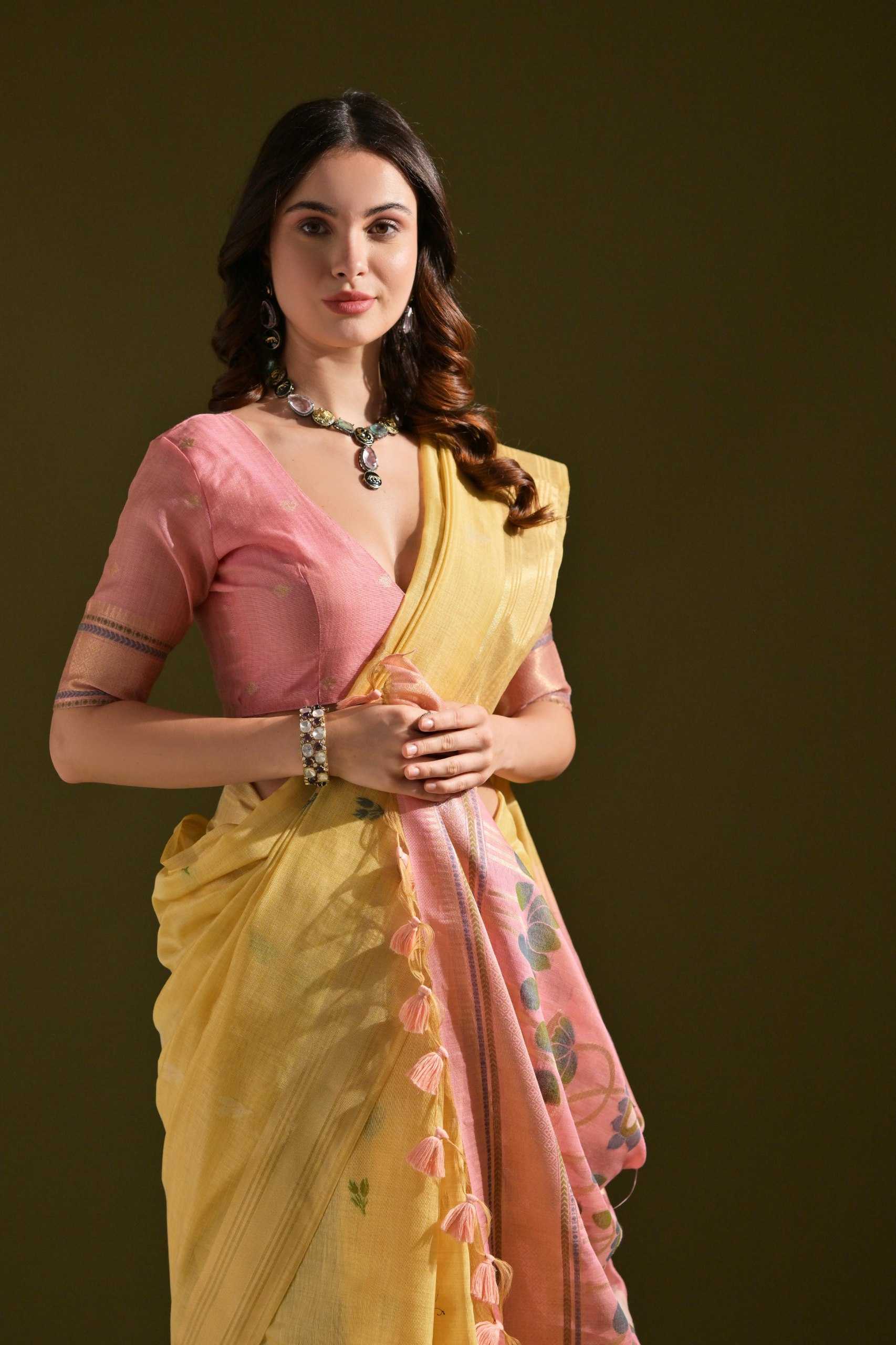 Ynf Soft Muga Silk KESH532 Muga Cotton 408 Sarees Wholesale Designer Sarees Butta Sarees Cotton Sarees Manufacturer