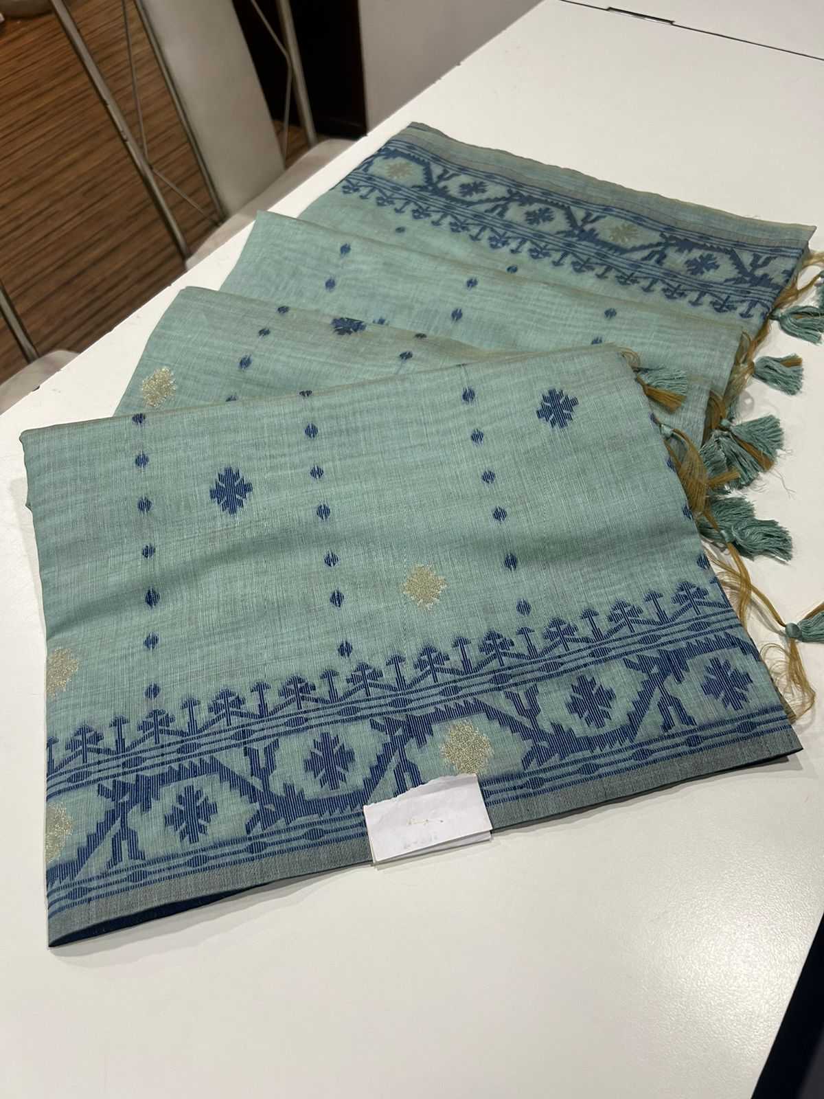 Ynf Soft Muga Silk KESH532 MUGA COTTON JAMDANI 5 Sarees Wholesale Fancy Sarees Butta Sarees Cotton Sarees Manufacturer