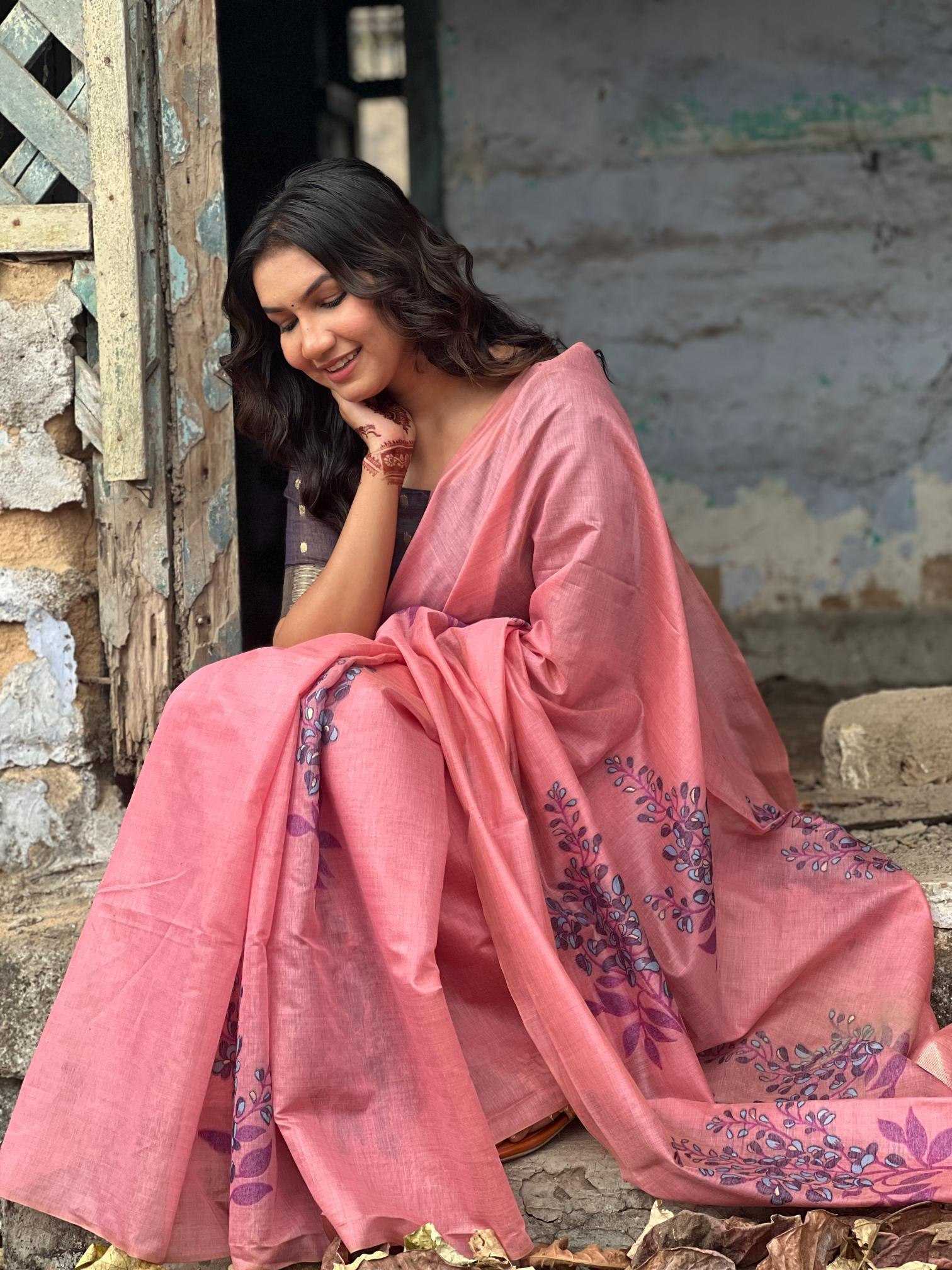 Ynf Soft Muga Silk KESH532 MUGA COTTON TREE 3 Sarees Wedding Collections Festive Collections Wholesale Traditional Sarees Silk Sarees Sarees With Blouse Manufacturer