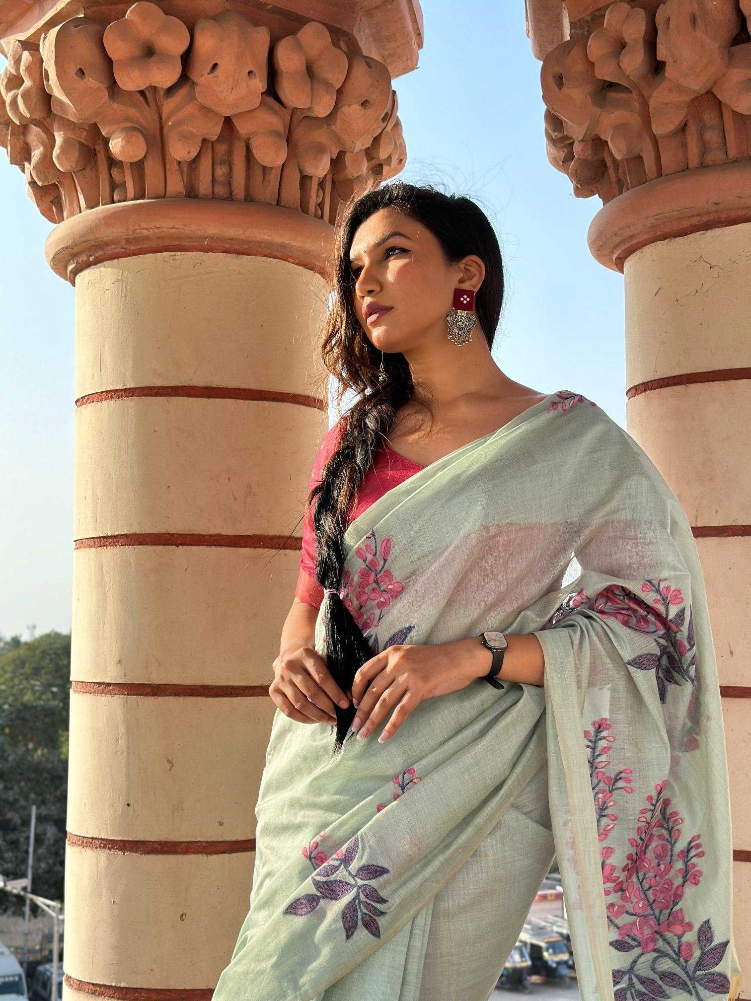Ynf Soft Muga Silk KESH532 MUGA COTTON TREE 3 Sarees Wedding Collections Festive Collections Wholesale Traditional Sarees Silk Sarees Sarees With Blouse Manufacturer