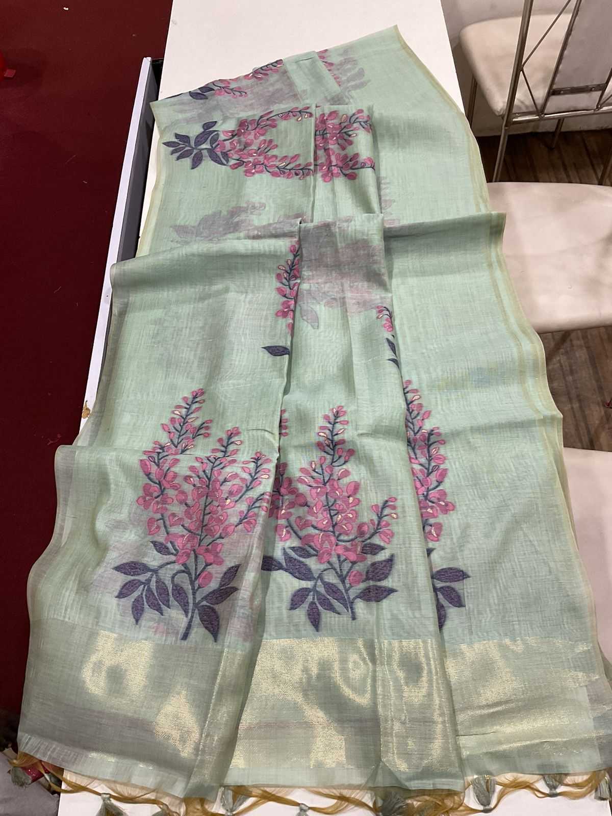 Ynf Soft Muga Silk KESH532 MUGA COTTON TREE 3 Sarees Wedding Collections Festive Collections Wholesale Traditional Sarees Silk Sarees Sarees With Blouse Manufacturer