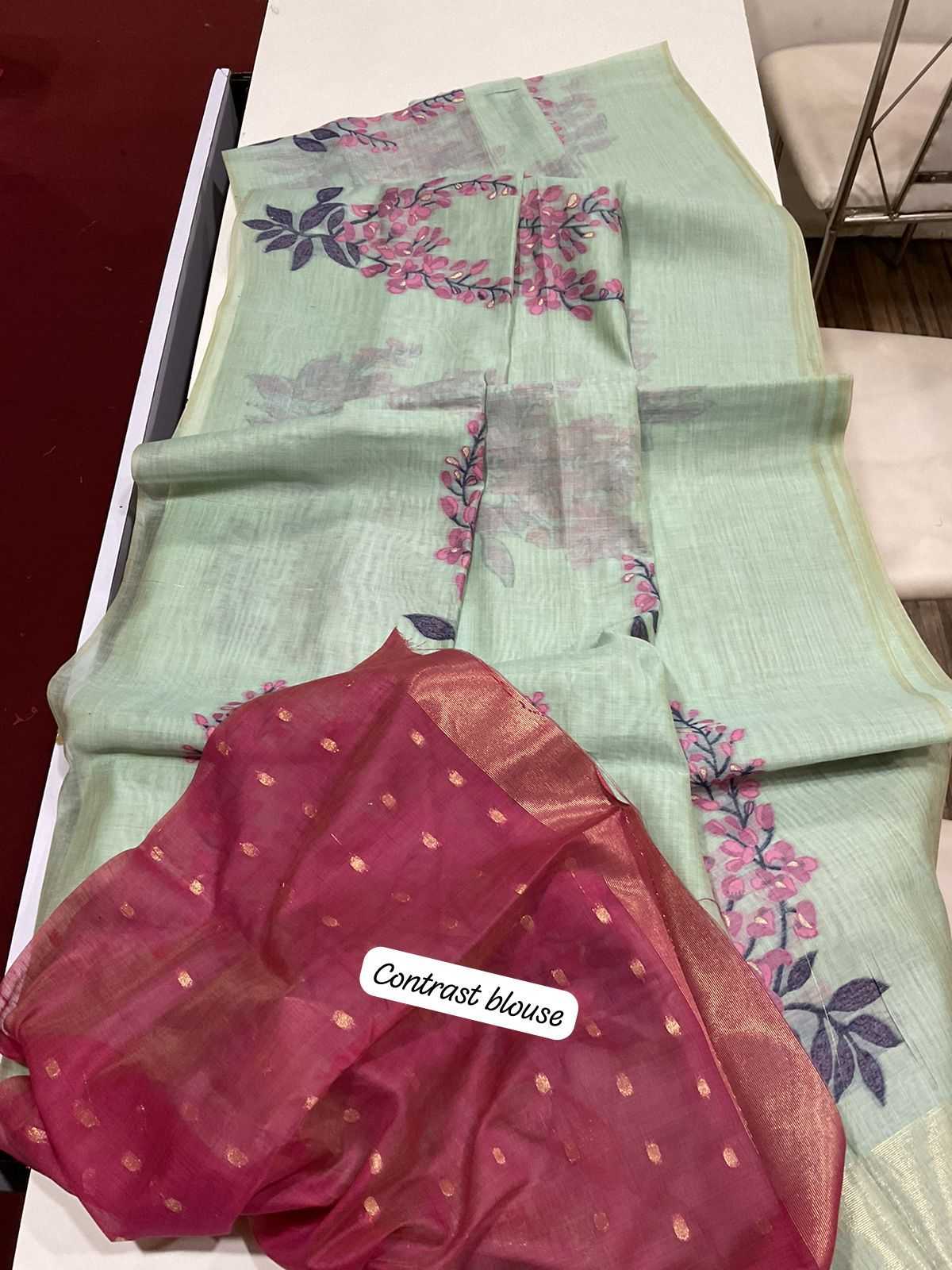 Ynf Soft Muga Silk KESH532 MUGA COTTON TREE 3 Sarees Wedding Collections Festive Collections Wholesale Traditional Sarees Silk Sarees Sarees With Blouse Manufacturer