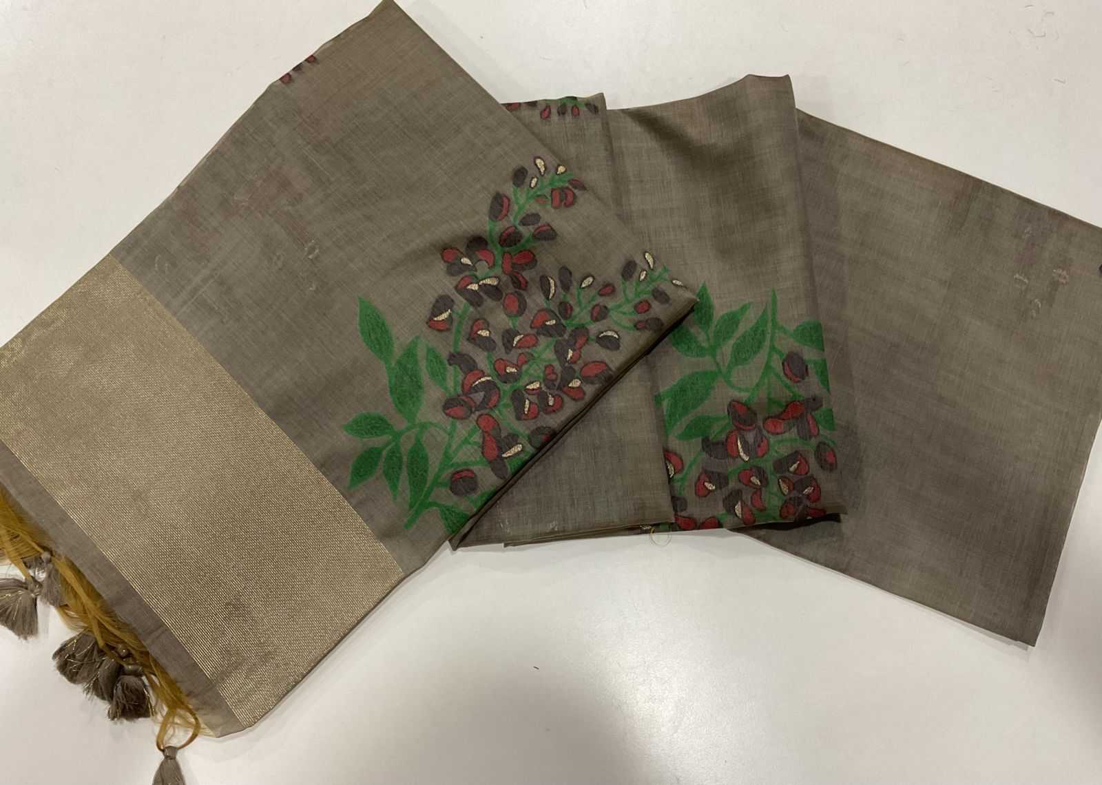 Ynf Soft Muga Silk KESH532 MUGA COTTON TREE 3 Sarees Wedding Collections Festive Collections Wholesale Traditional Sarees Silk Sarees Sarees With Blouse Manufacturer