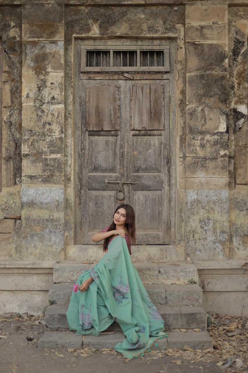 Ynf Soft Muga Silk KESH532 MUGA COTTON TREE 3 Sarees Wedding Collections Festive Collections Wholesale Traditional Sarees Silk Sarees Sarees With Blouse Manufacturer